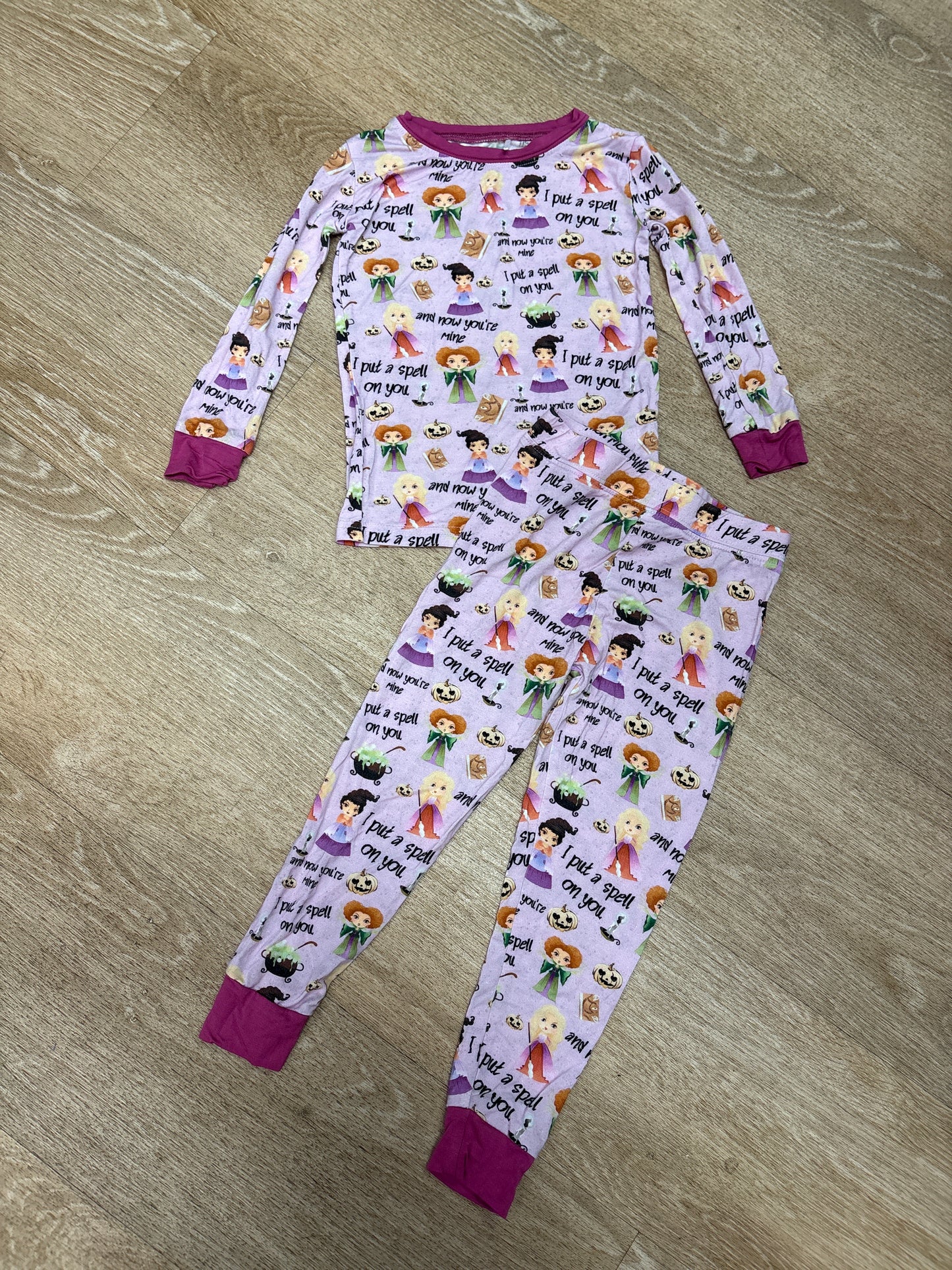 2/3Y Purple Hocus Pocus Pajama Set