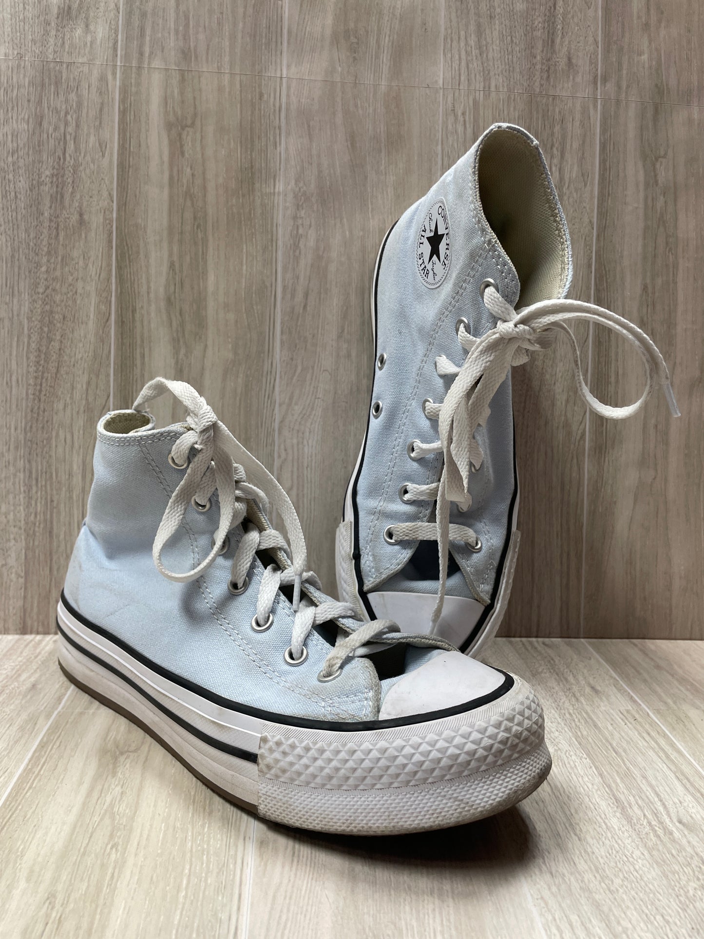 4.5Y Light Blue Platform Converse - Blemish