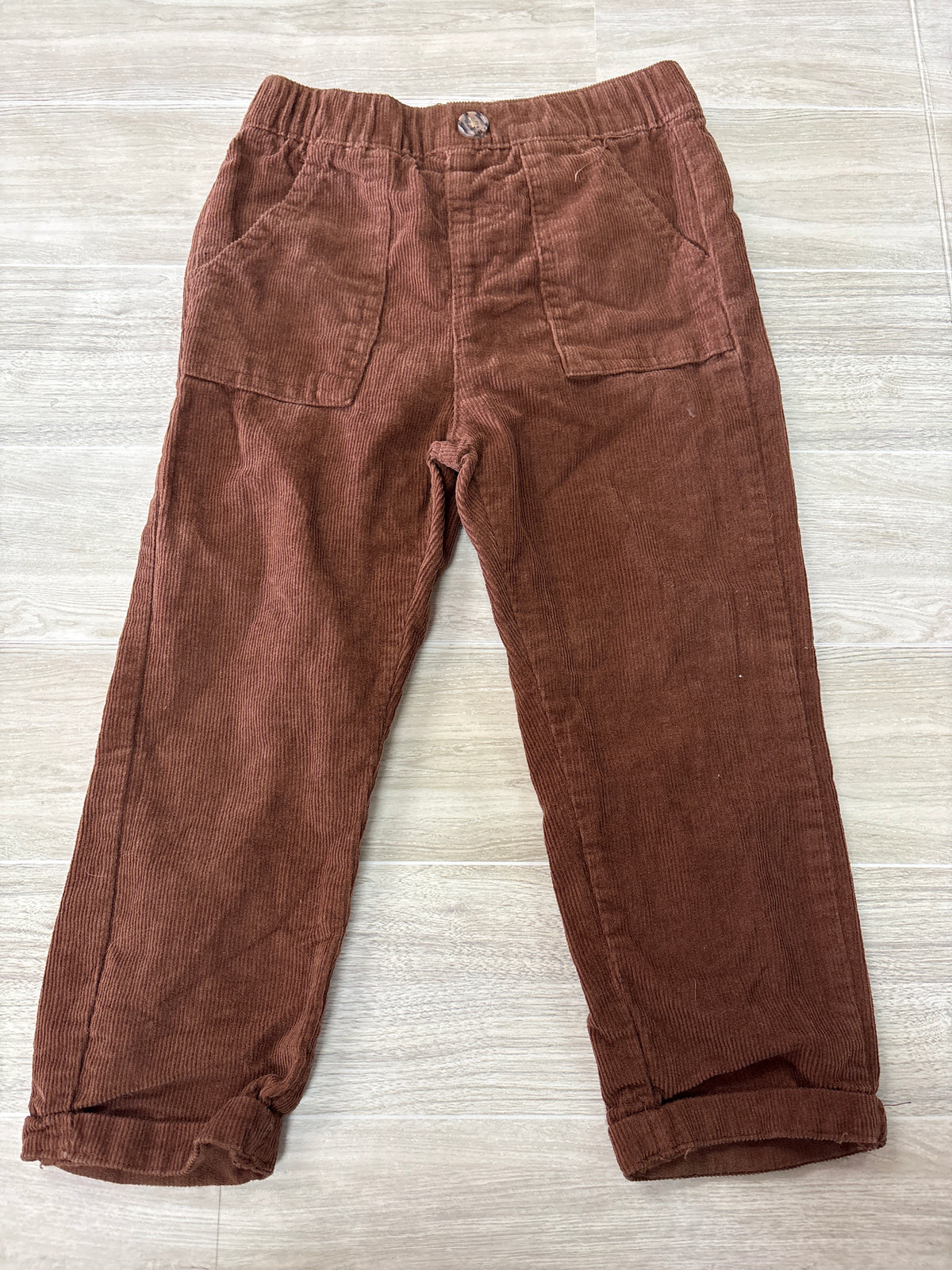 24m Brown Corduroy Pull On Pants