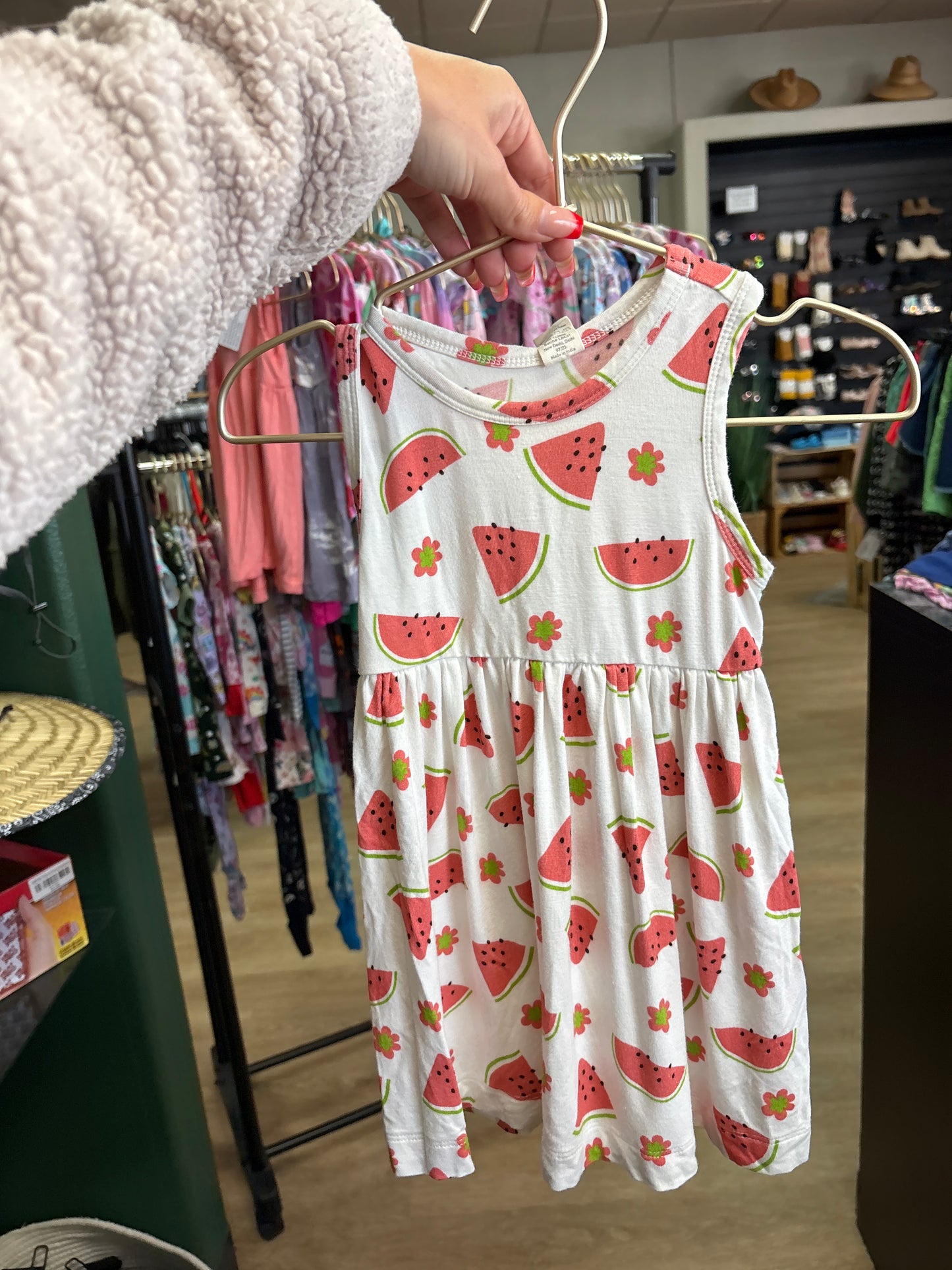 18-24m Larkspur Watermelon Tank Dress