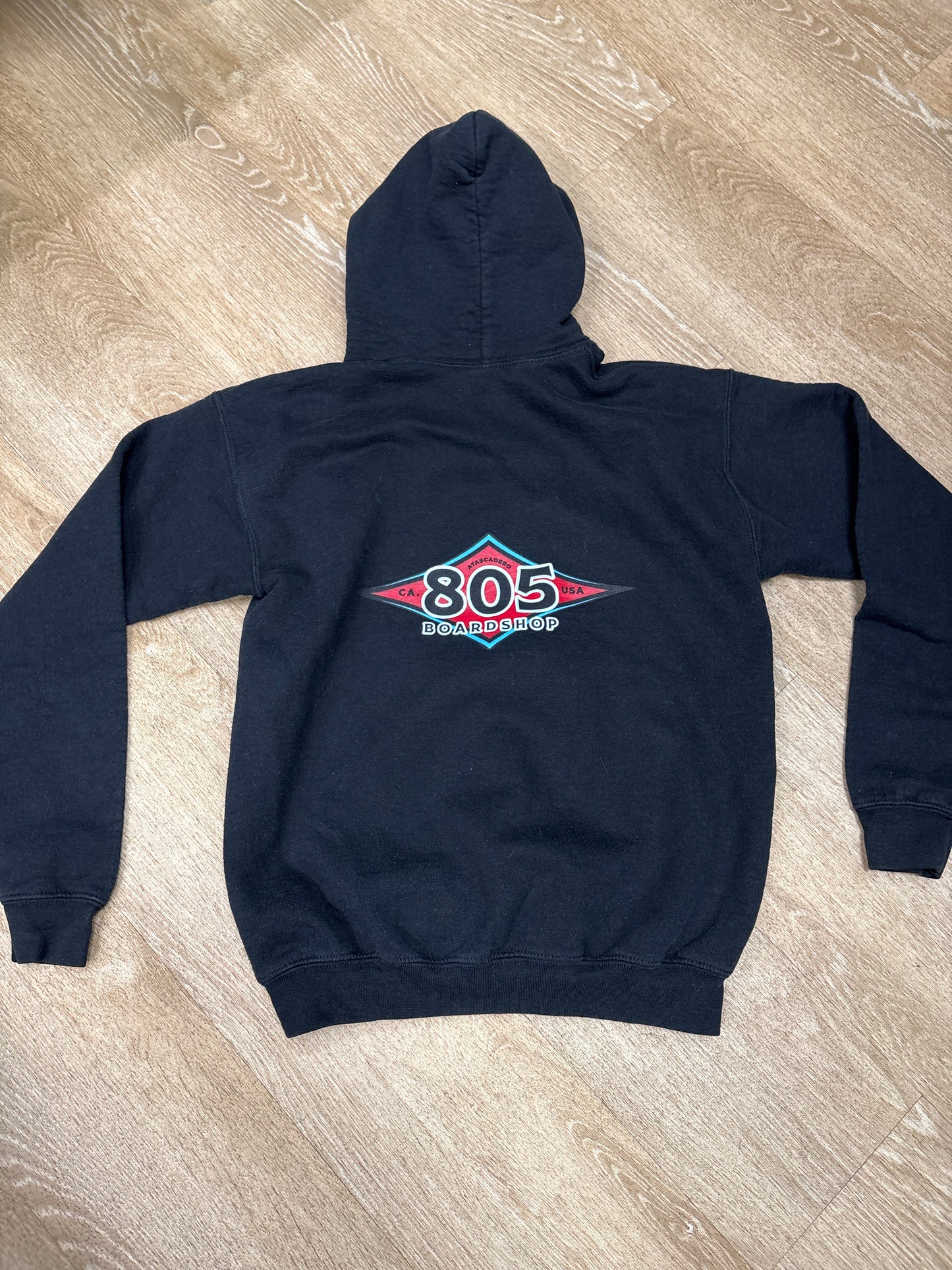 10/12 805 Boardshop Black Hoodie