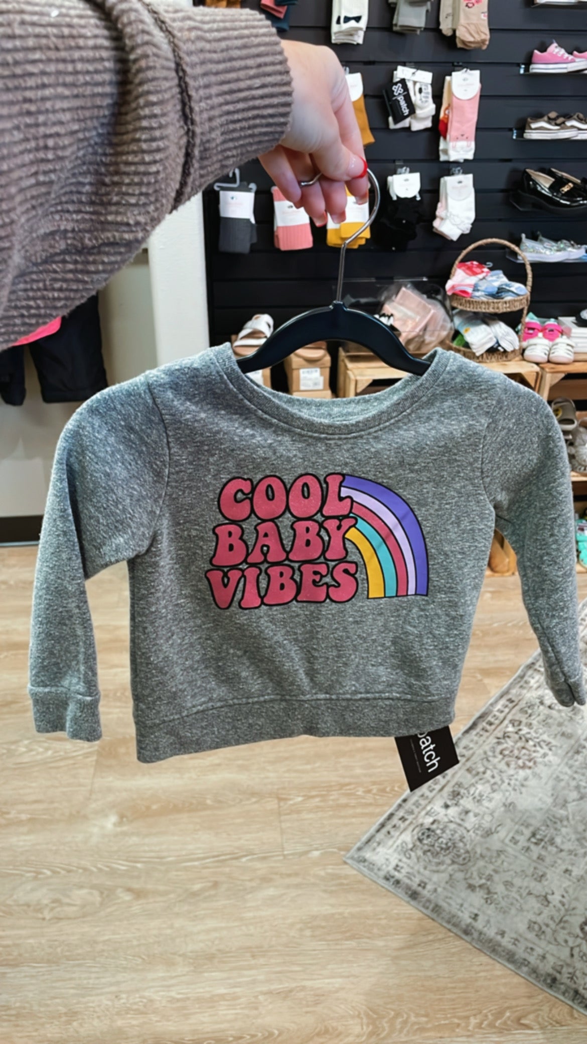 18m cool baby vibes crewneck