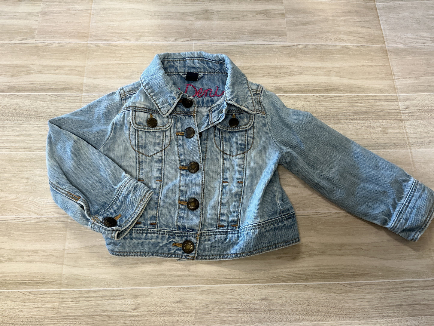 18-24m Gap Light Wash Denim Jacket