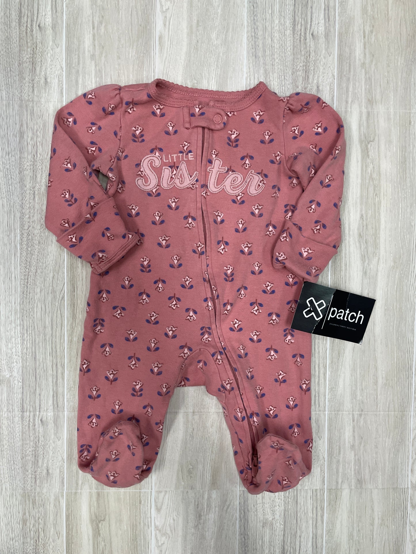 3m Mauve Floral Little Sister Pajama