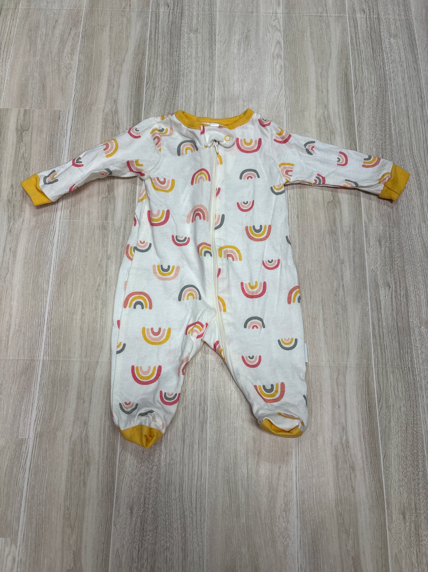 Newborn Rainbow Footed Pajama