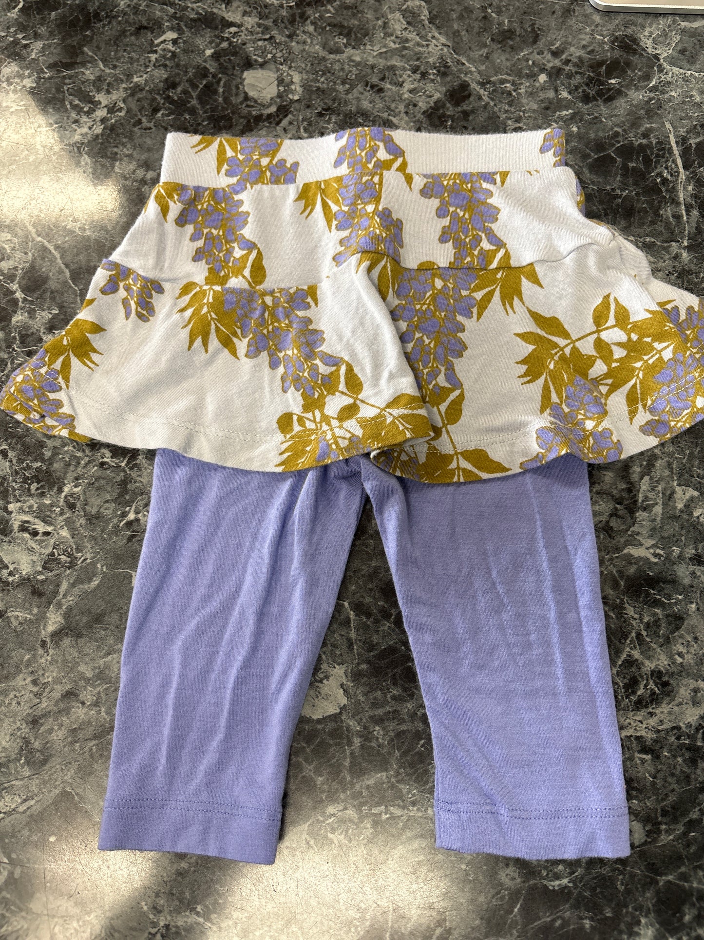 18-24m Kate Quinn Purple Trees Skirted Legging