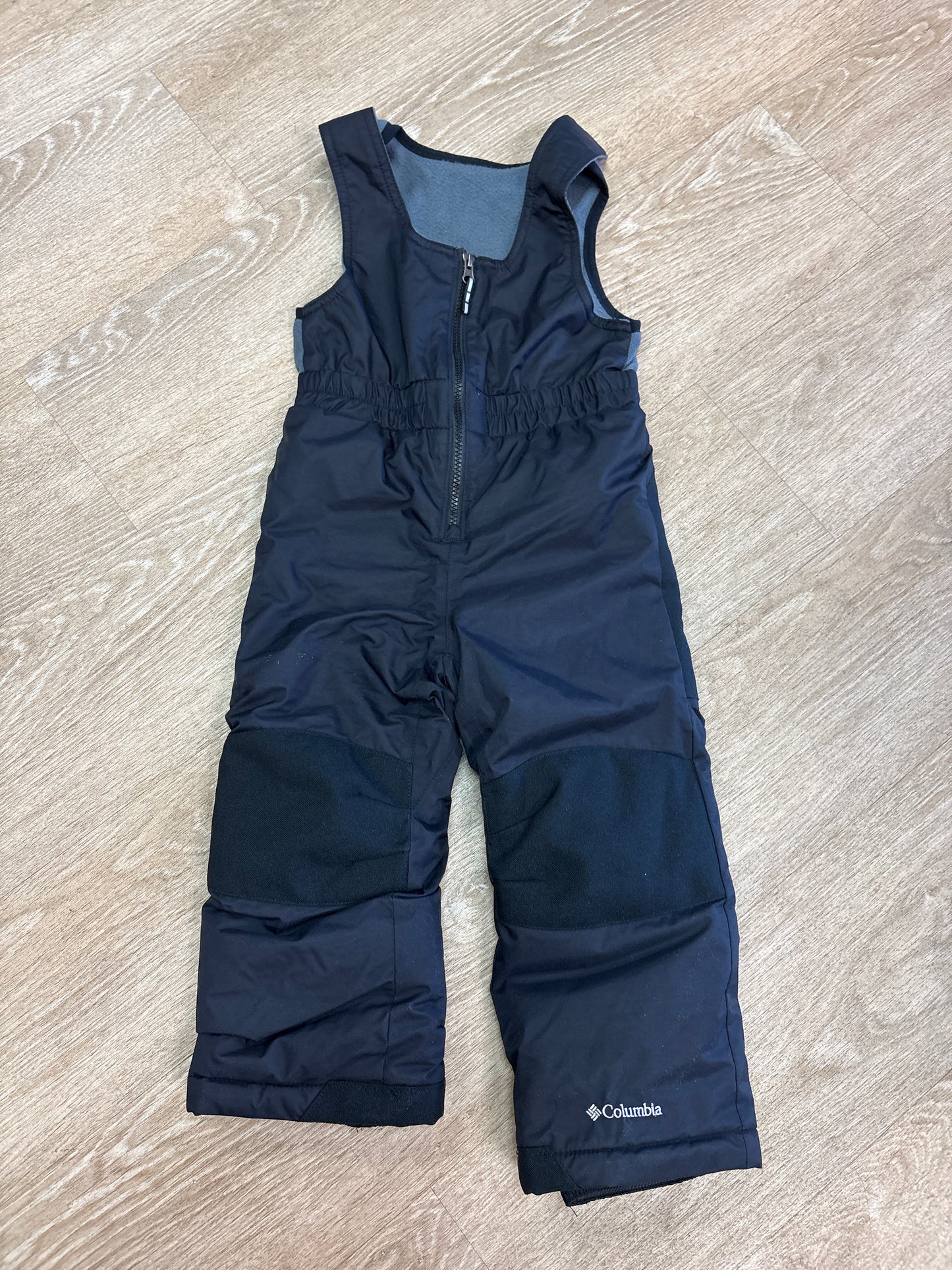 4T Columbia Black Snow Bib