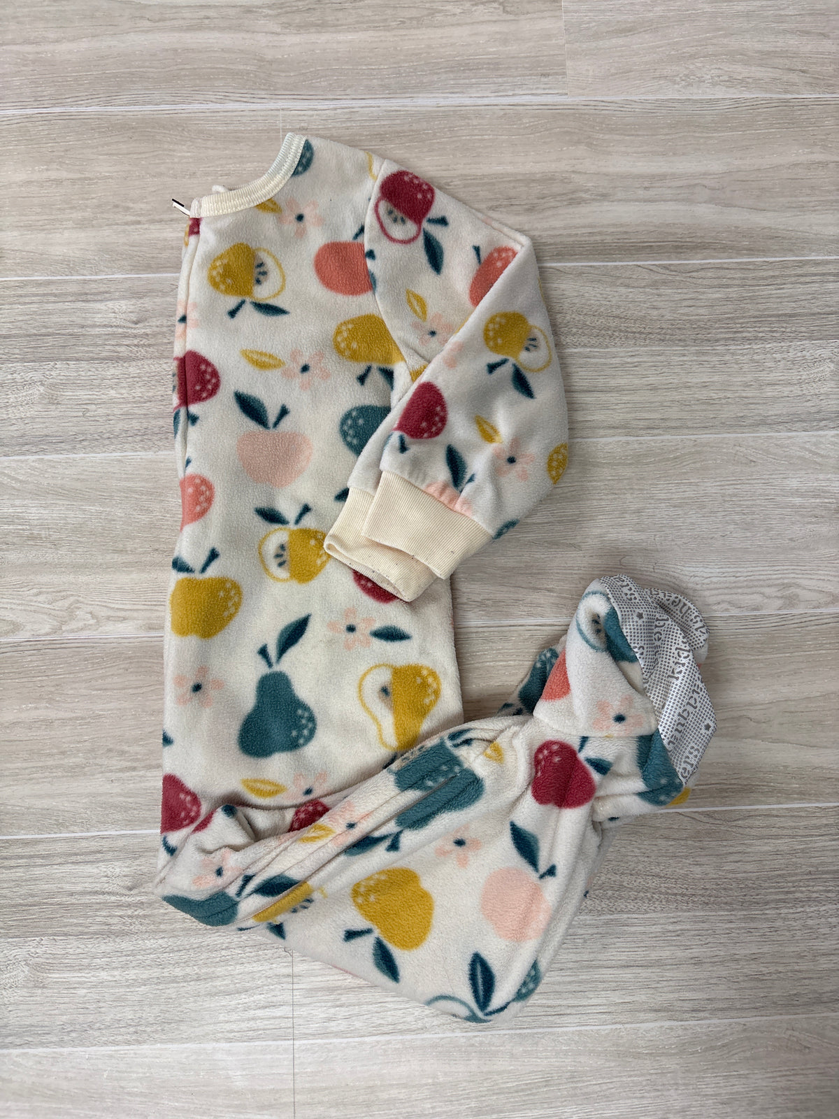 12m Cream Soft Fruit Pajama