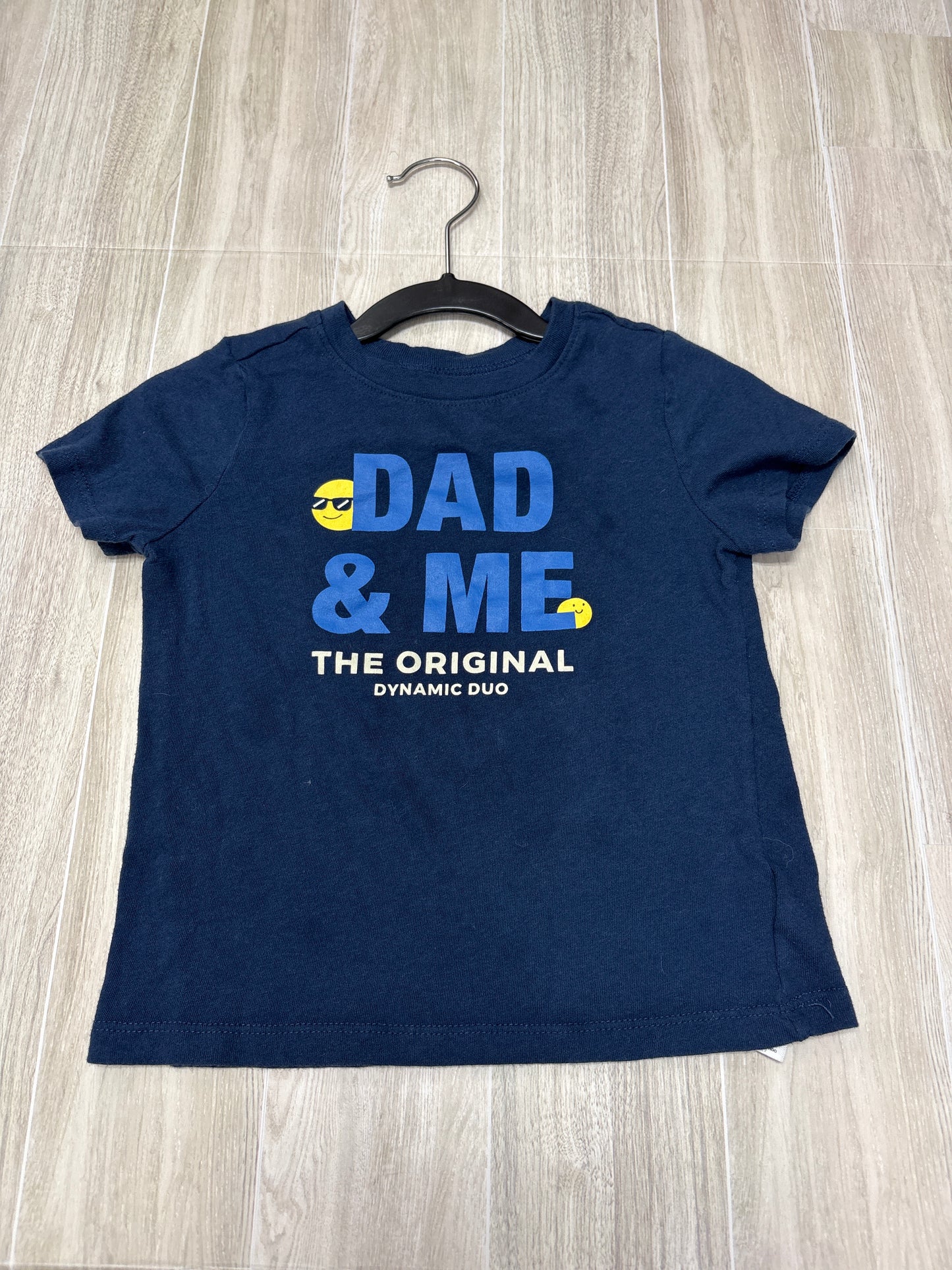 3T Dad & Me Navy Graphic Tee- Blemish