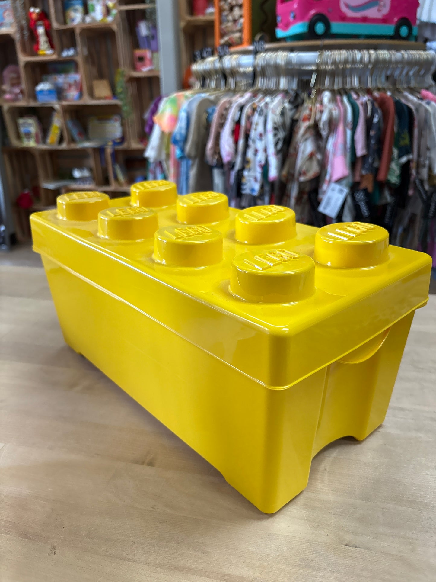 LEGO - Yellow Case with Misc Legos