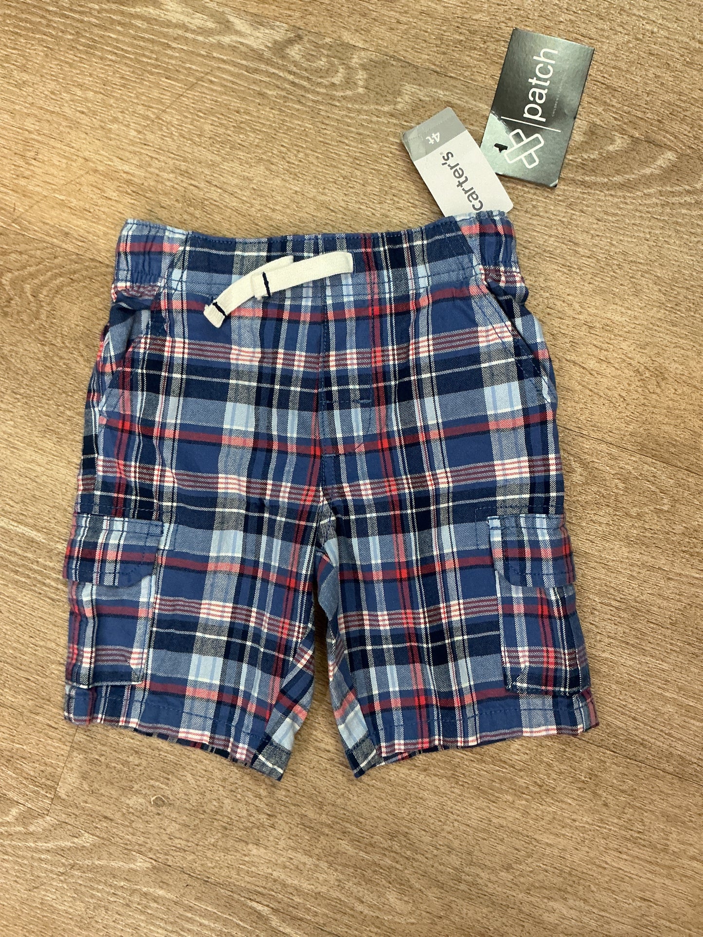 nwt-4t-plaid-shorts