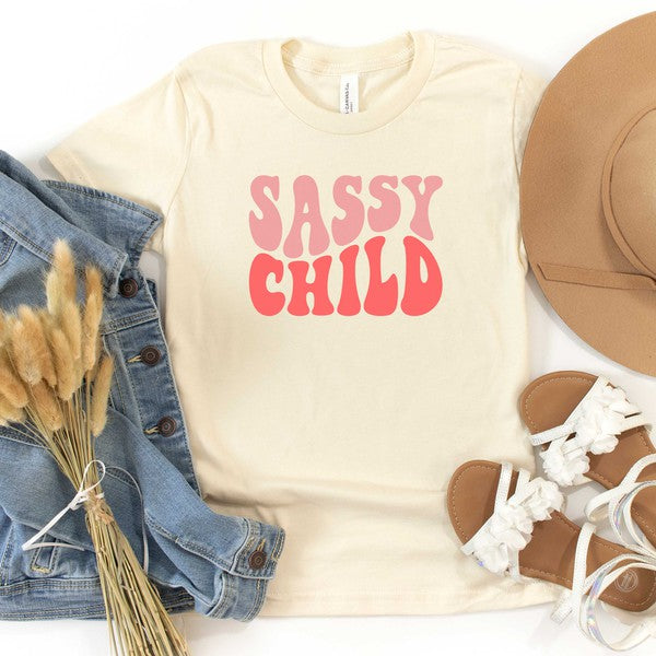 Sassy Child Wavy Youth Graphic Tee
