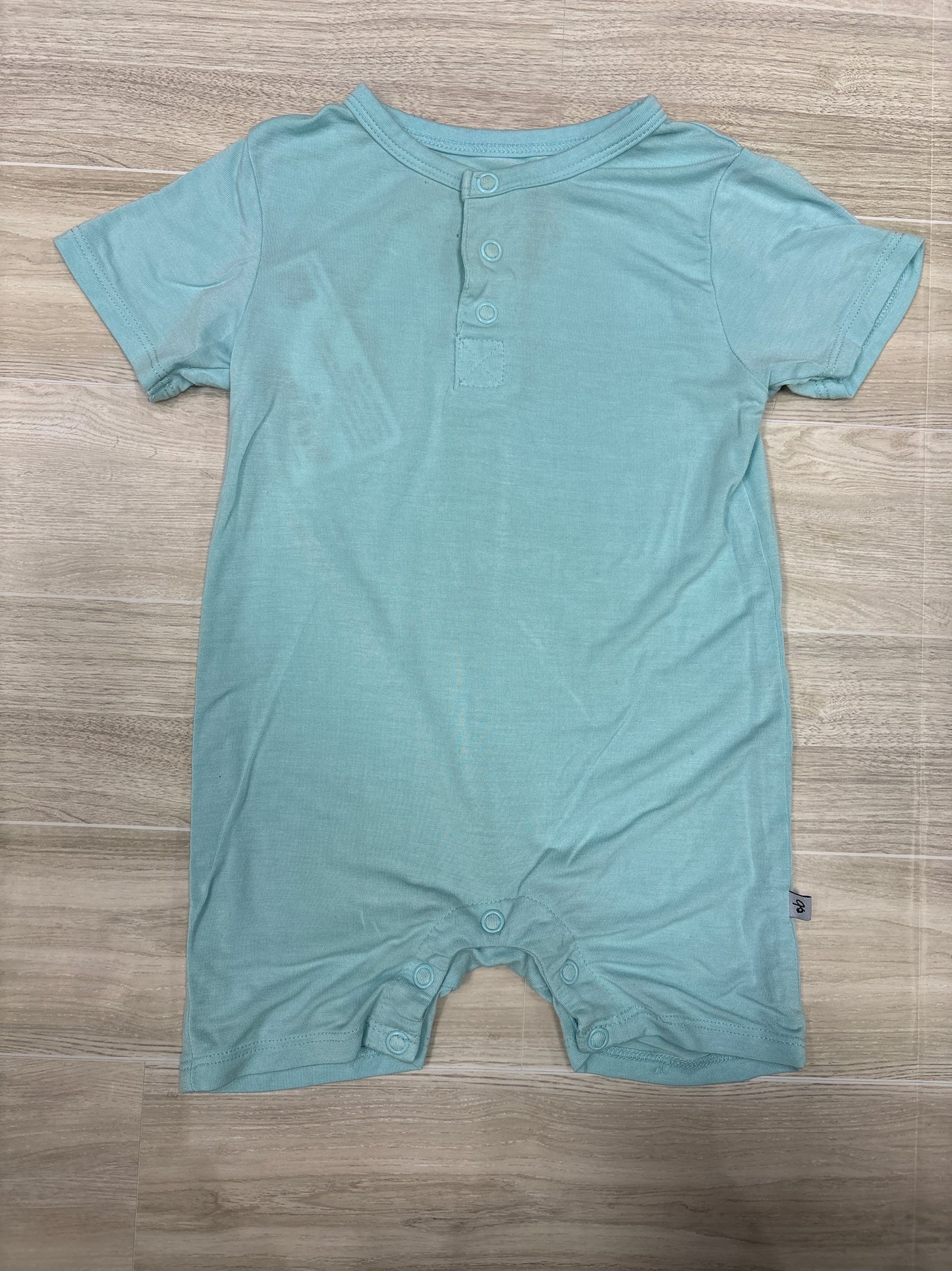 18-24m Birdie Bean Light Blue Shortie Romper