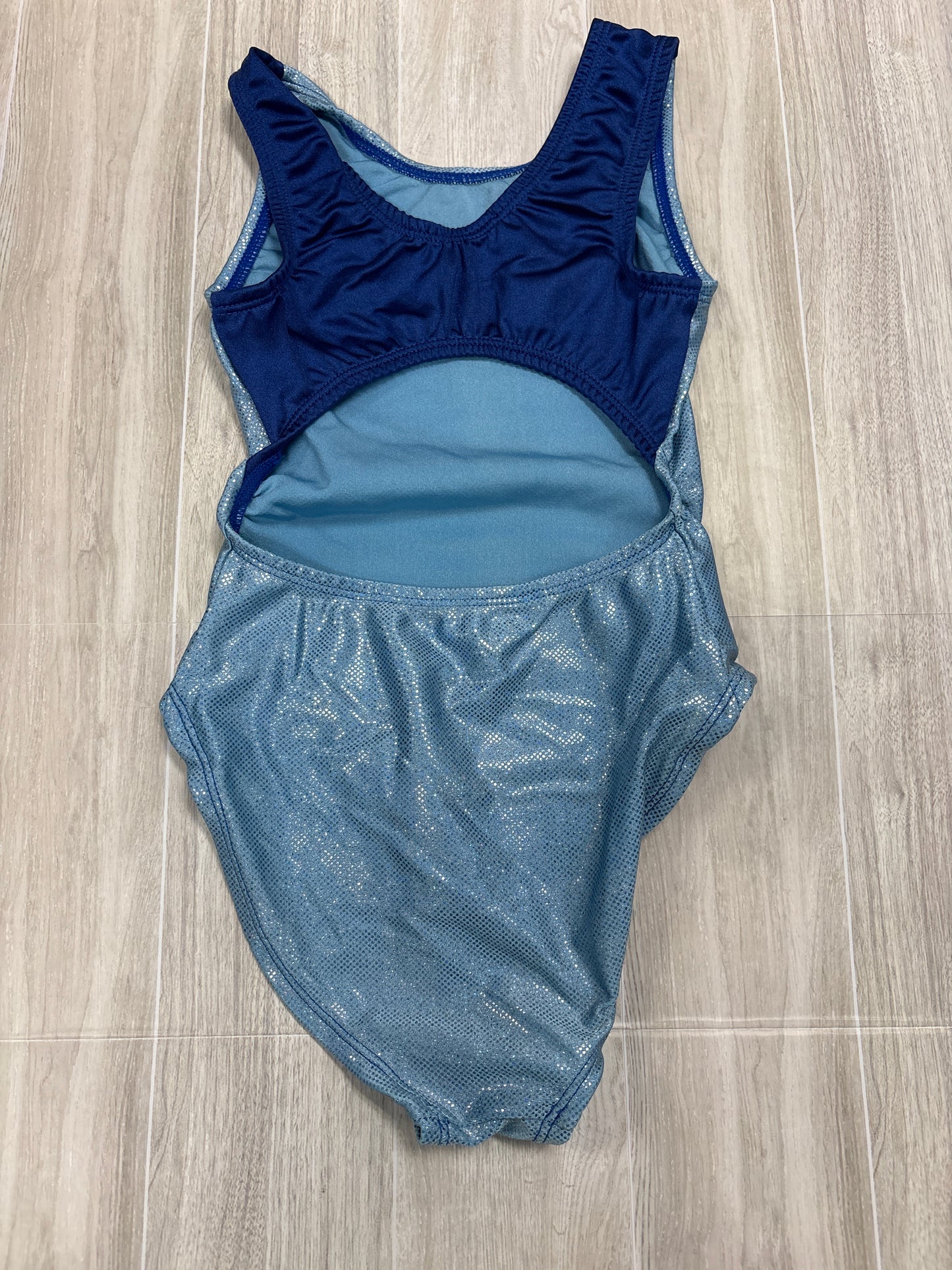 6/7 Blue Sparkle Leotard