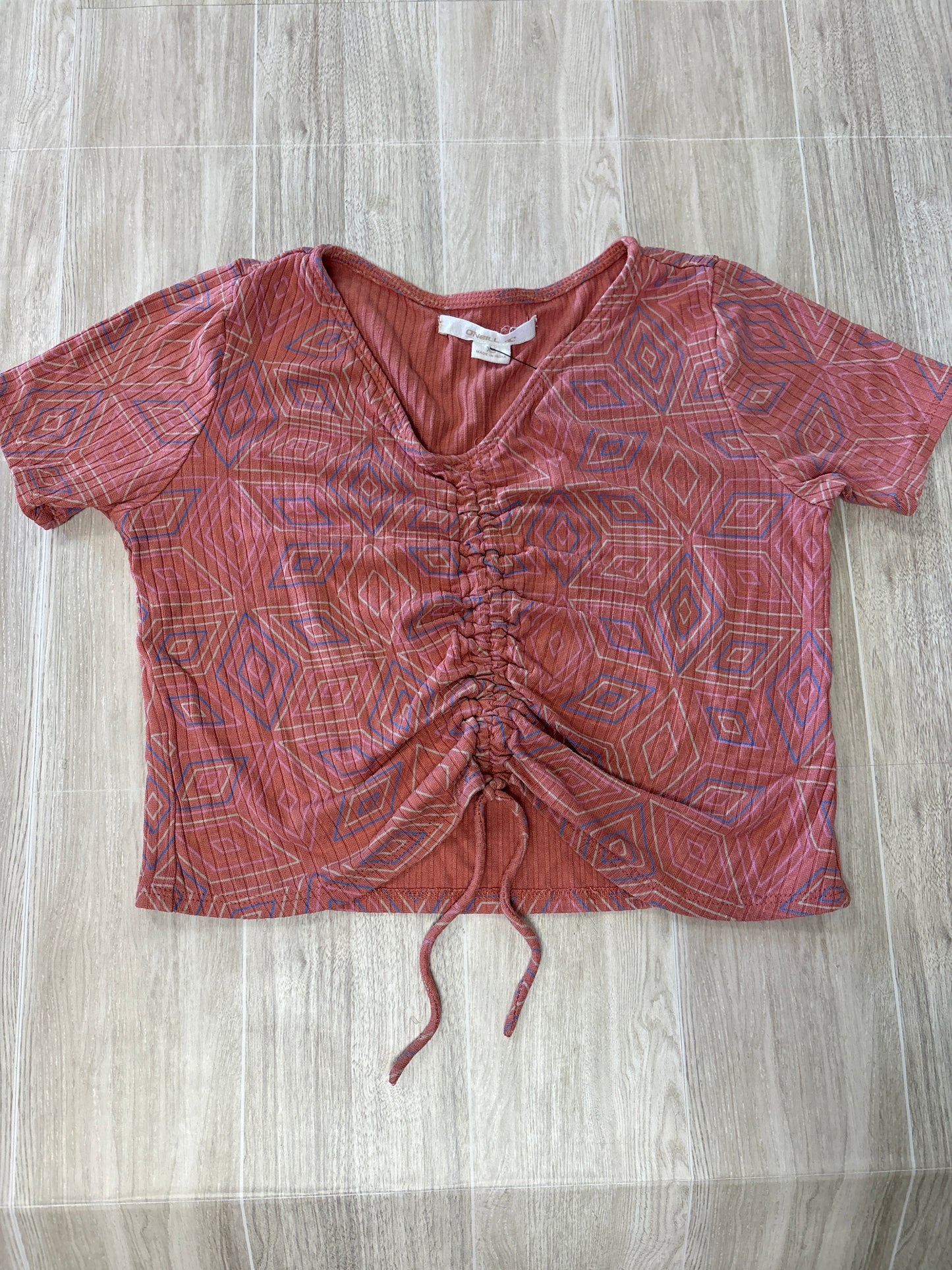 Womens XS Oneill Salmon Cinch Top