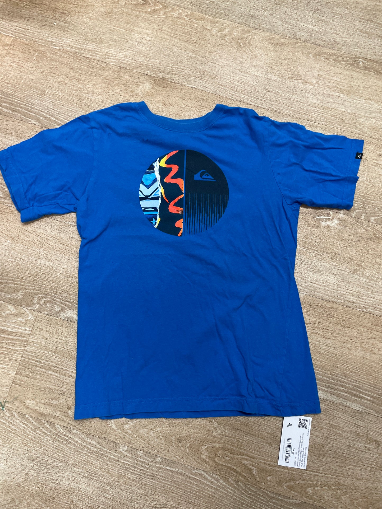 14/16 Quicksilver Blue Circle Graphic