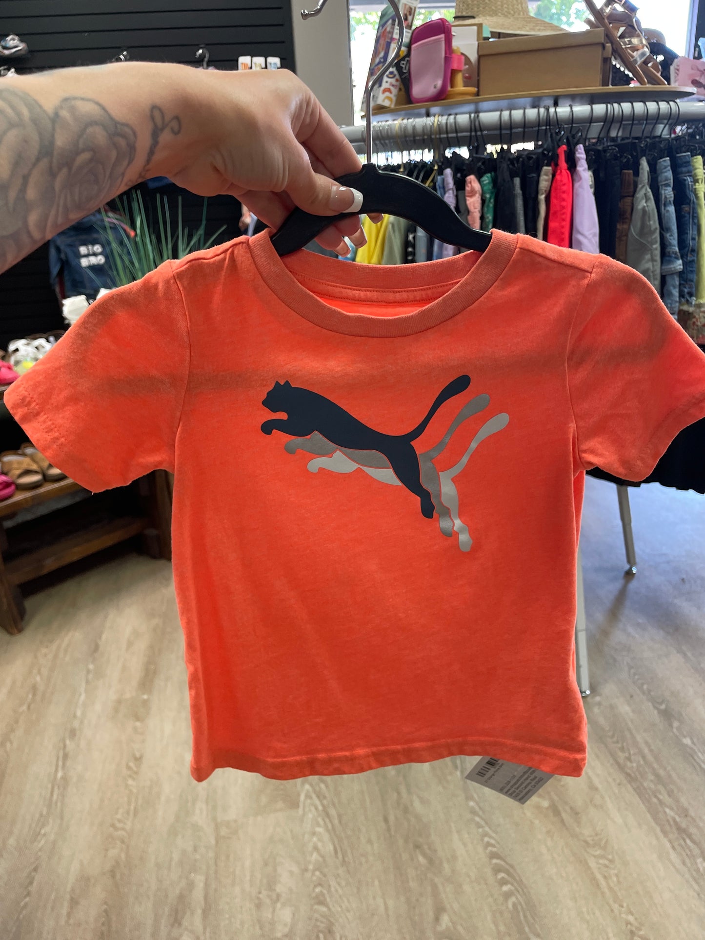 2T Orange Puma Shirt