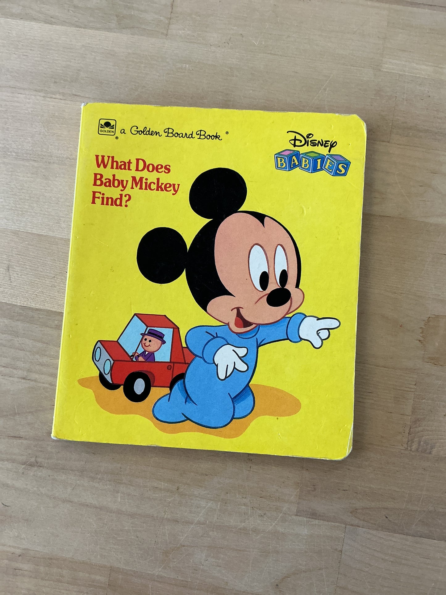 Vintage Book - What Does Baby Mickey Find