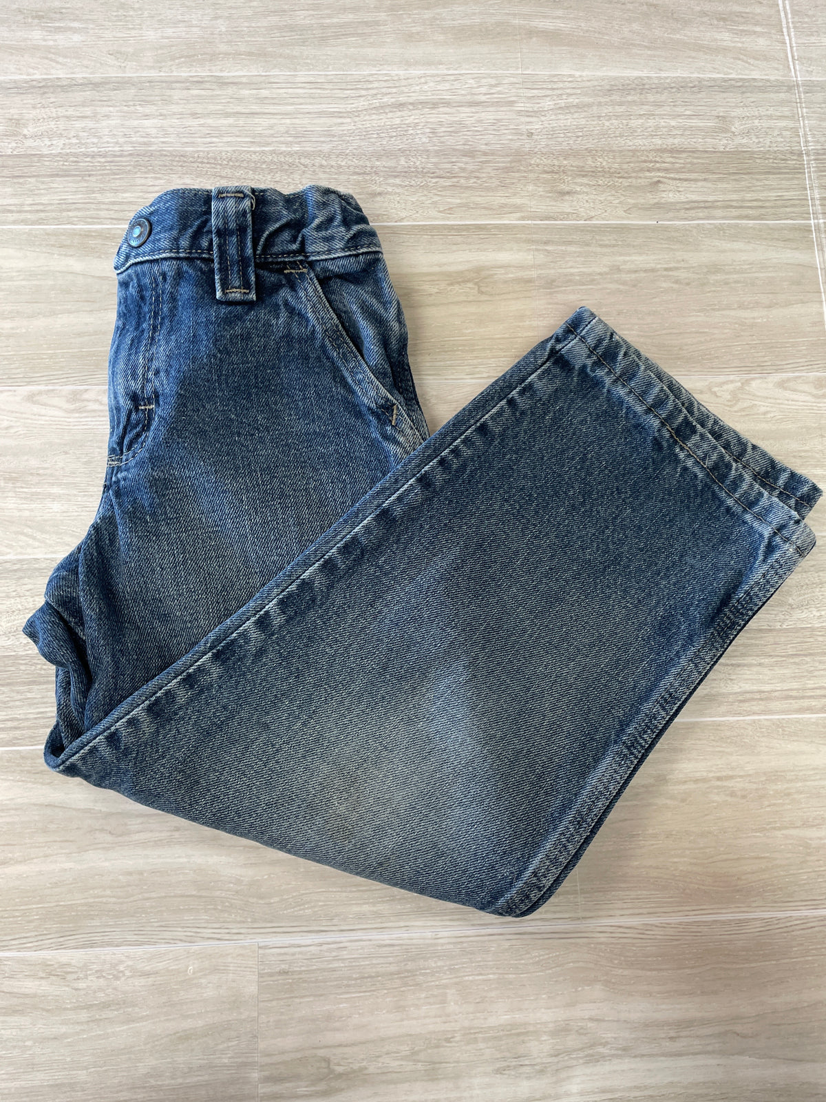 5 Wrangler Medium Wash Utility Denim