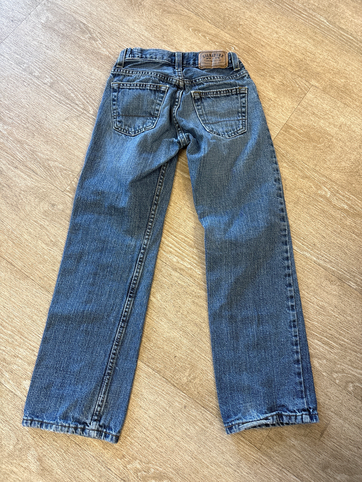 10 Levis Dark Wash Slim Straight Denim Pant