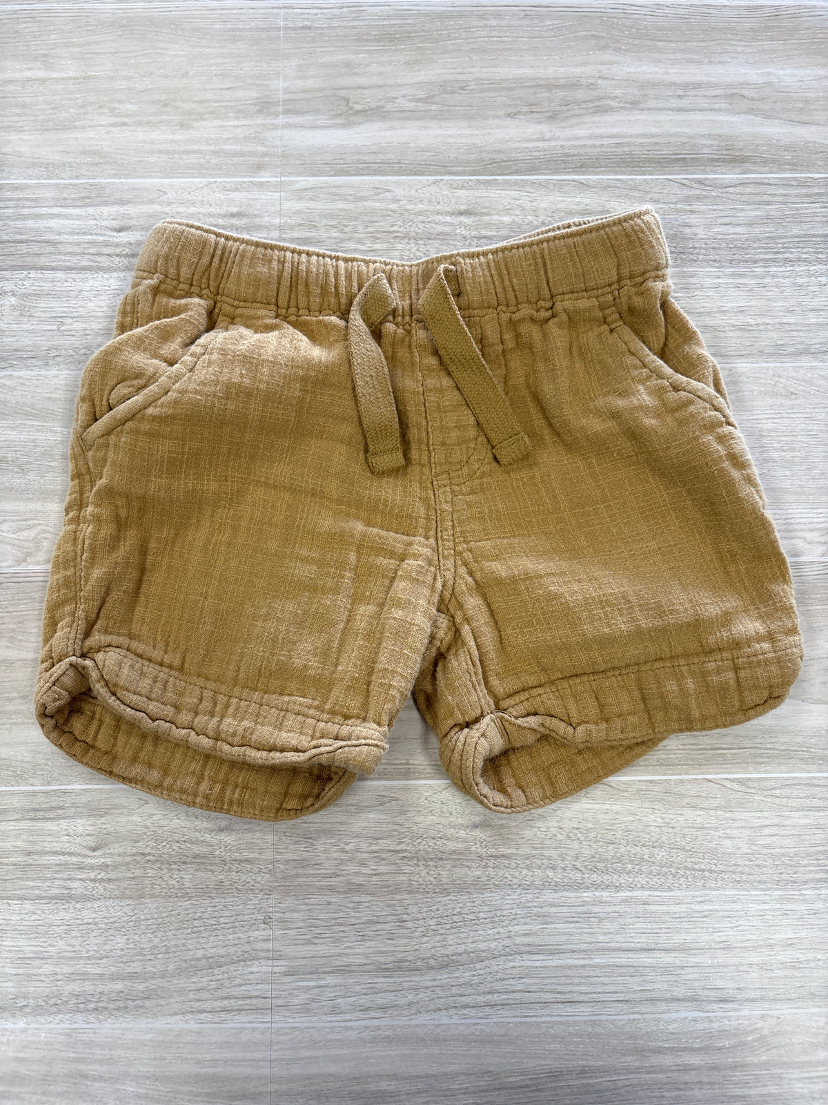 4T Camel Gauze Shorts