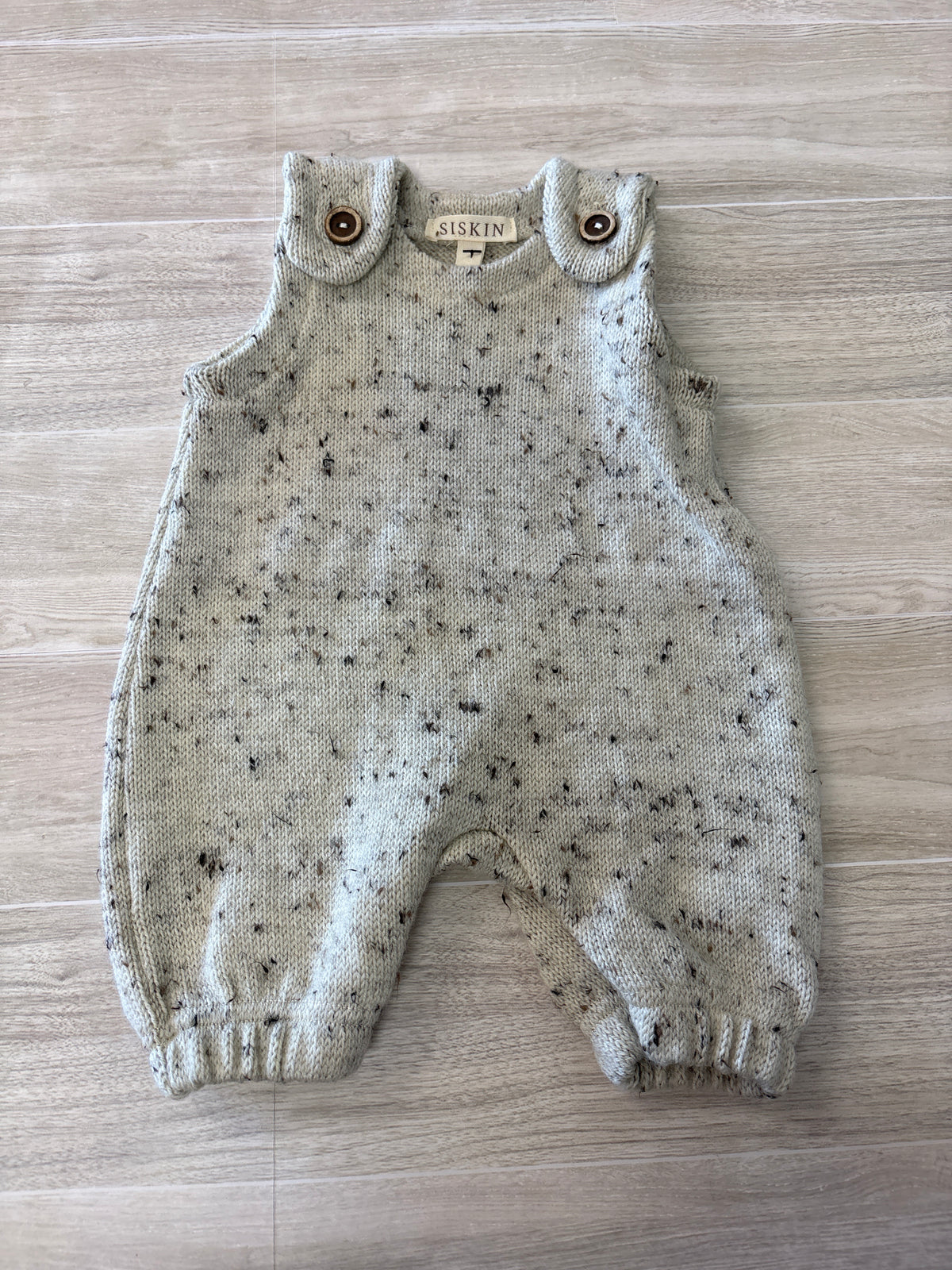Newborn Siskin Organic Wool Button Jumpsuit