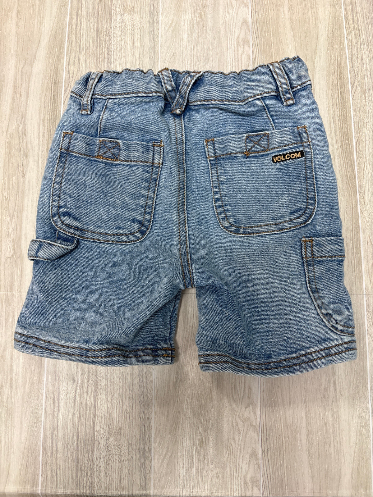 2T Light Wash Volcom Denim Shorts
