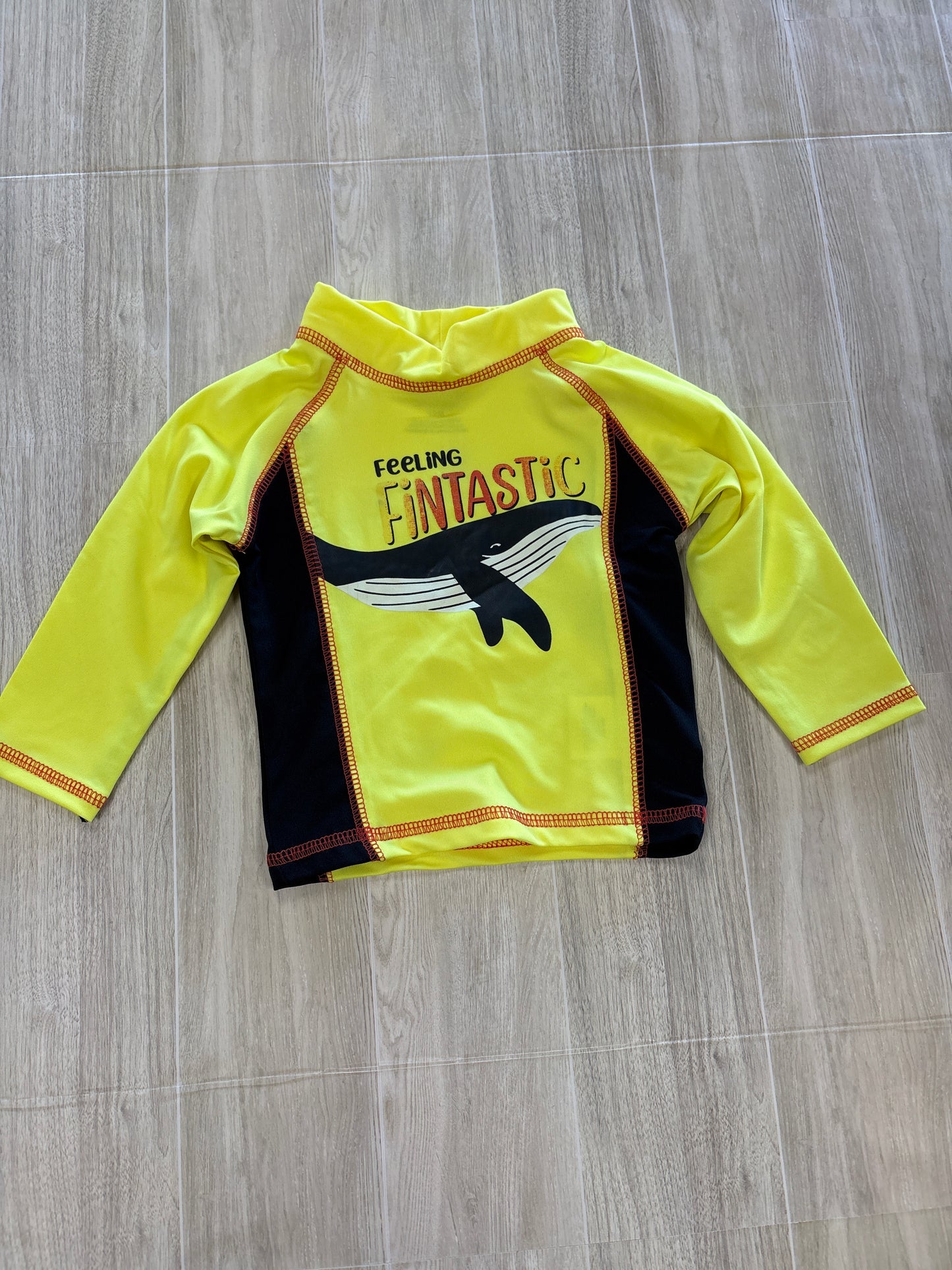 NWT 12m Feeling Fantastic Neon Swim Shirt