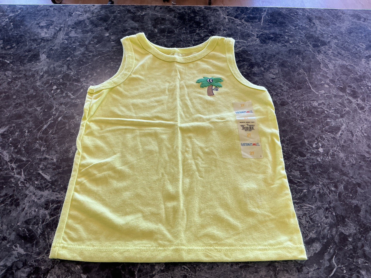 NWT 2T Lime Green Palm Tank