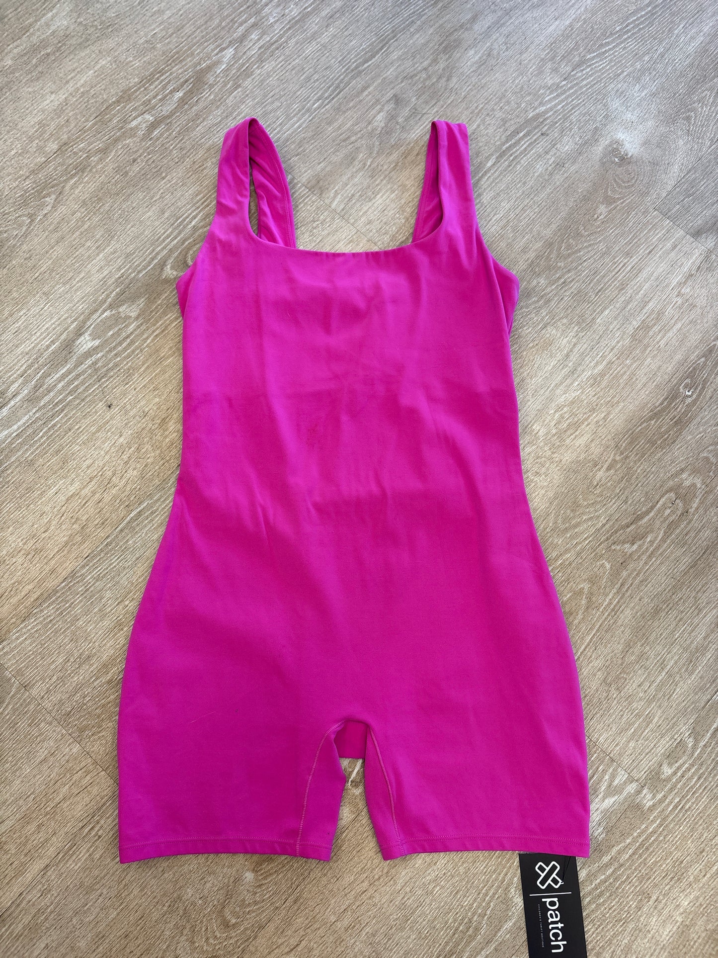Womens Small Momanda Fuschia Tank Romper