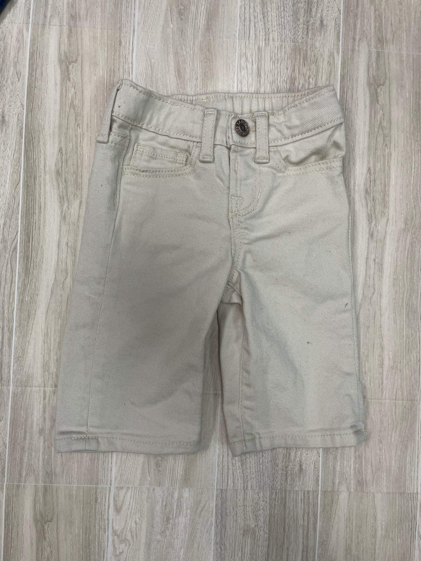 3-6m Cream Denim Pant