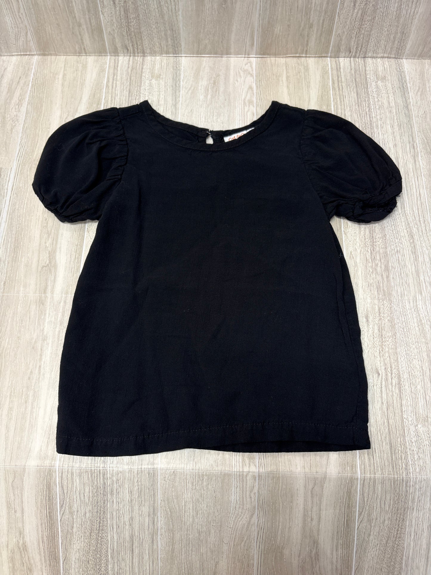 3T Black Puff Sleeve Shirt