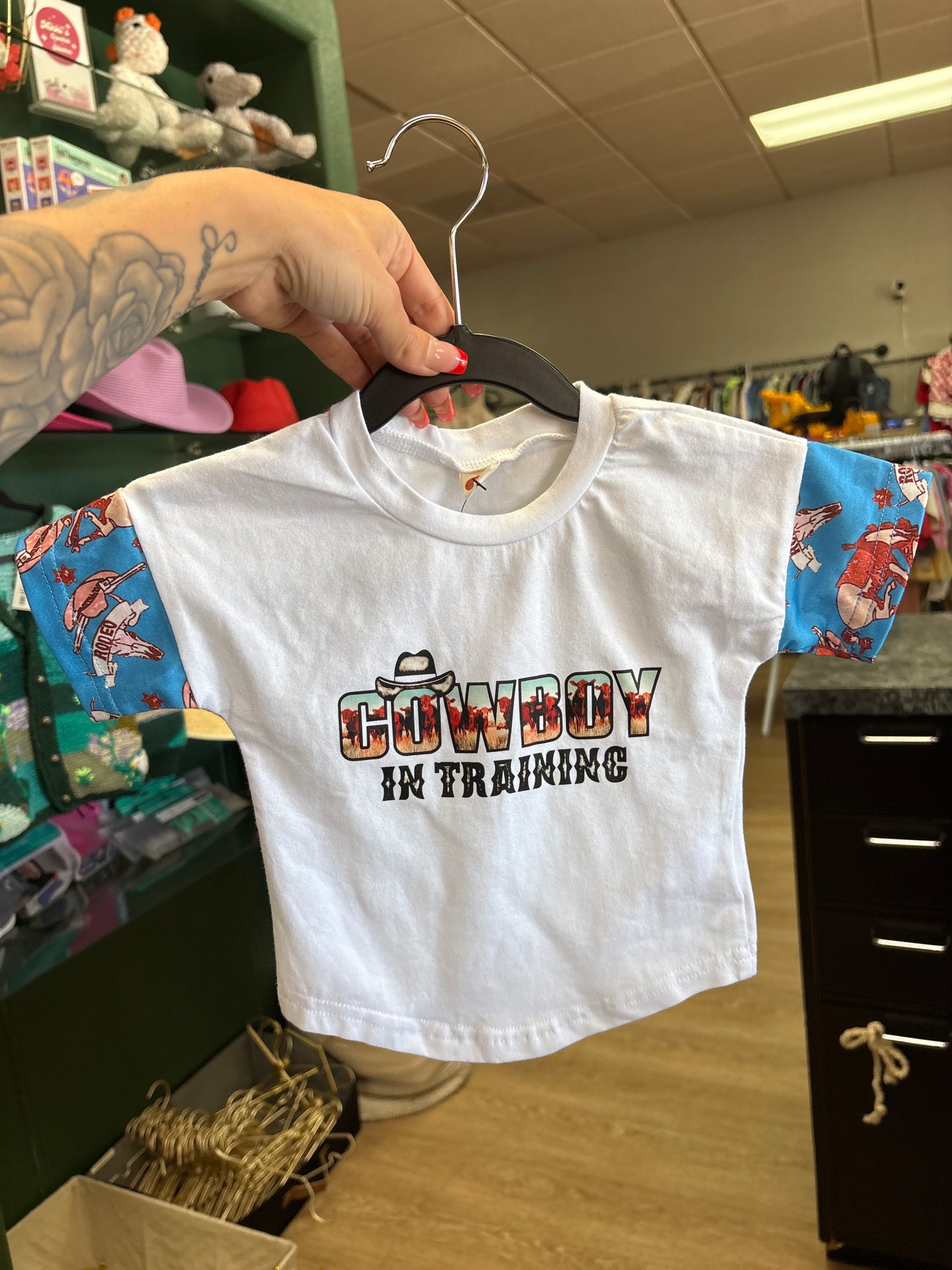 6-9m Cowboy In Training Tee