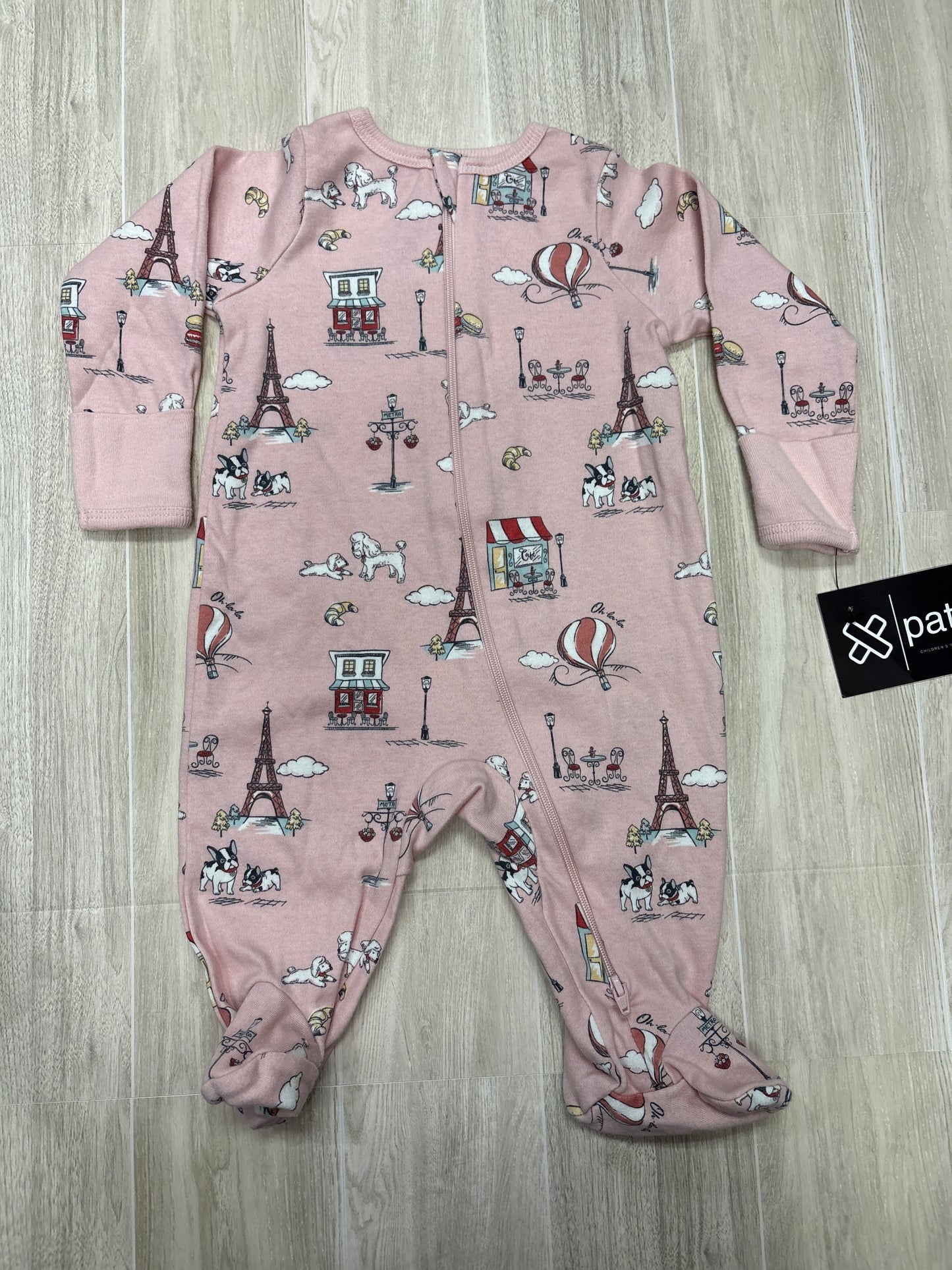 0-3m Paris Pajama