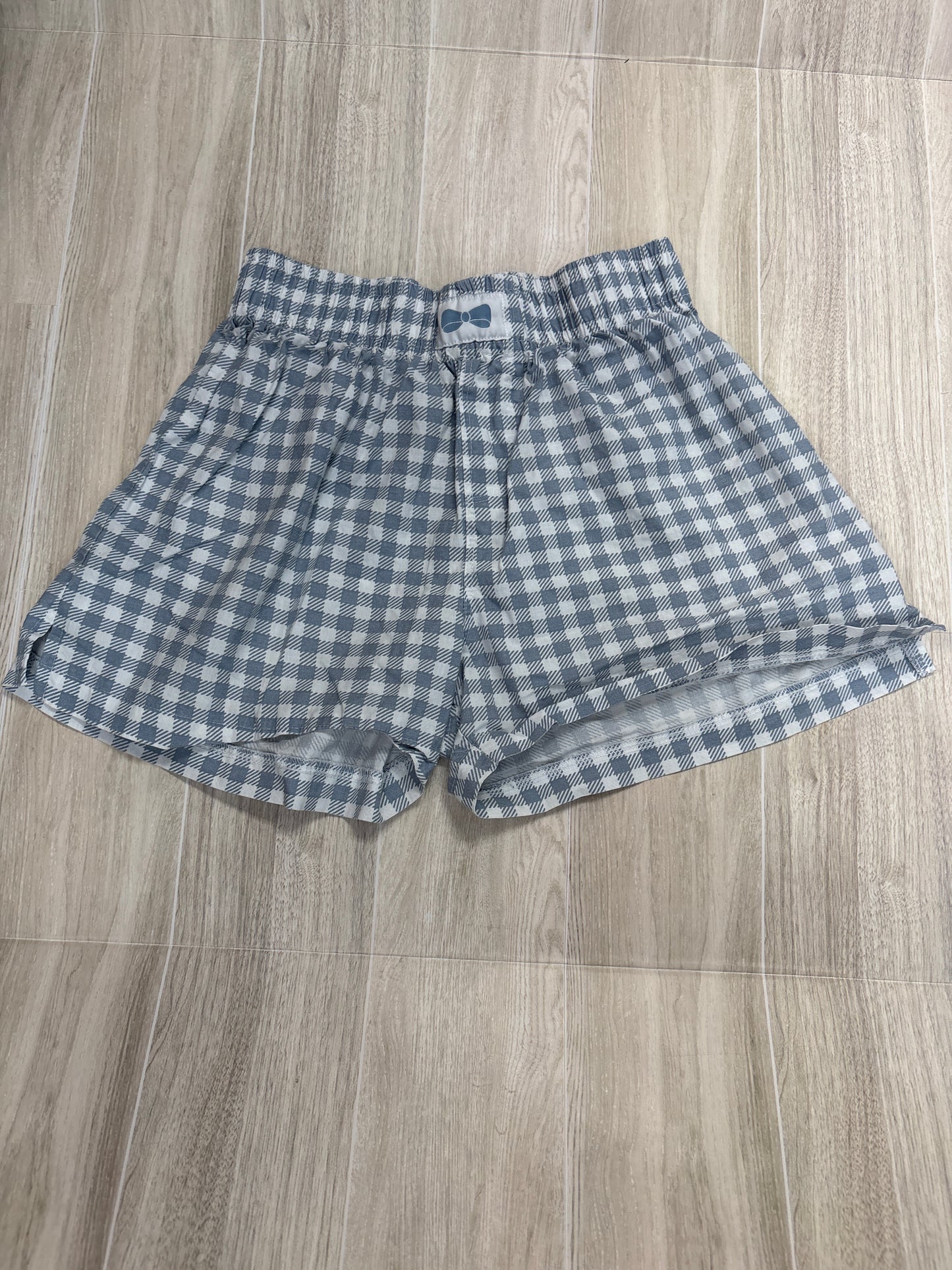 8 Blue/White Checkered Short