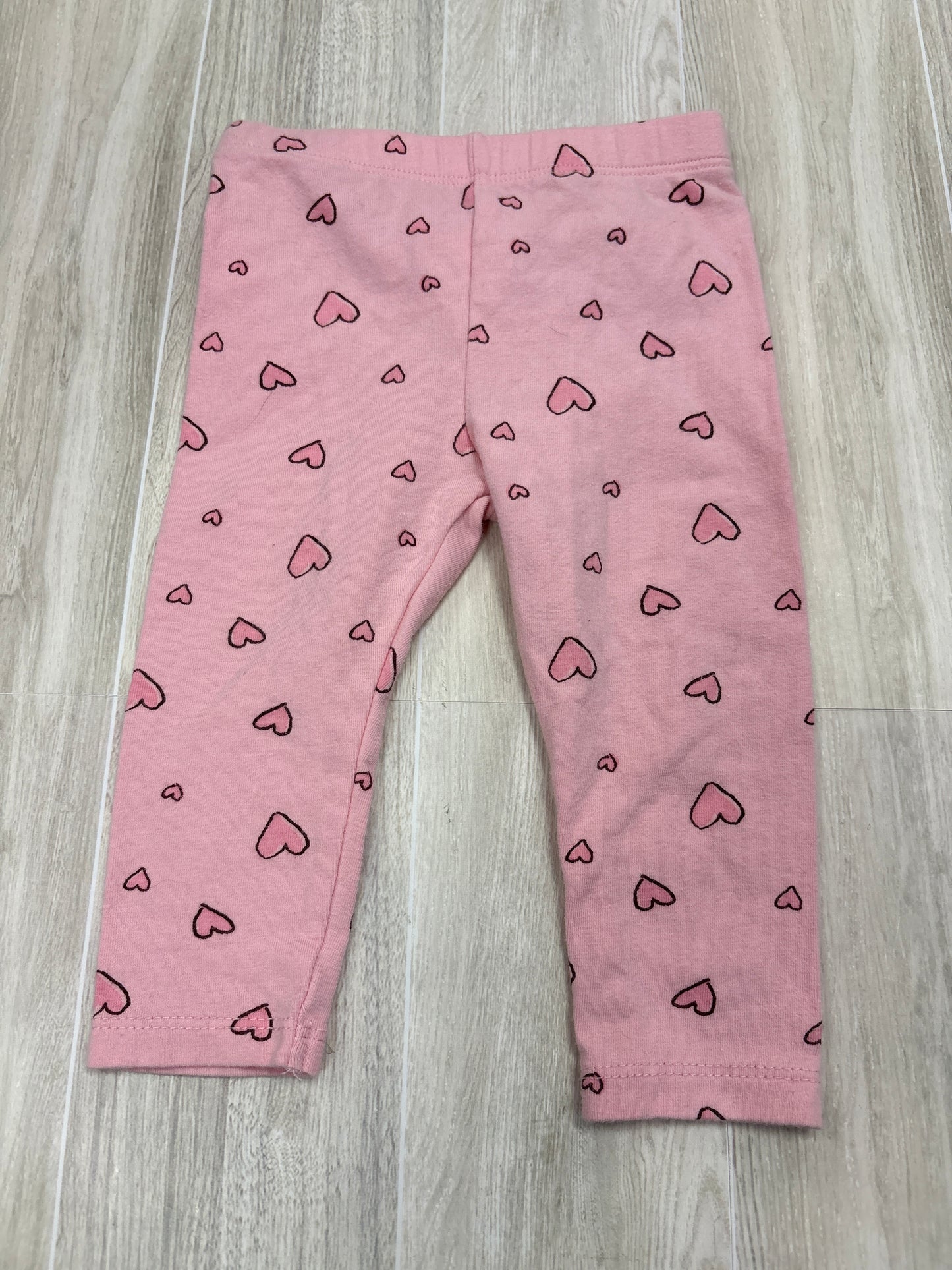 3-6m Pink Heart Legging