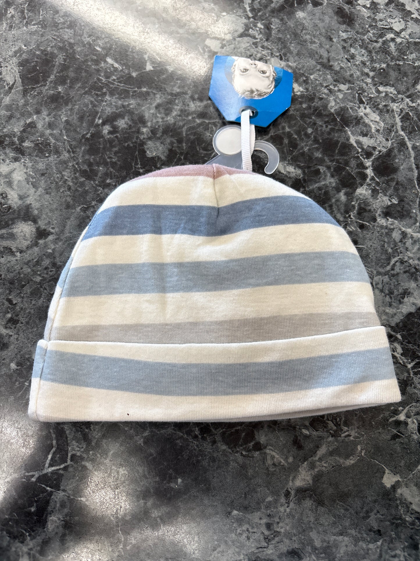 NWT Blues Striped Infant Beainie