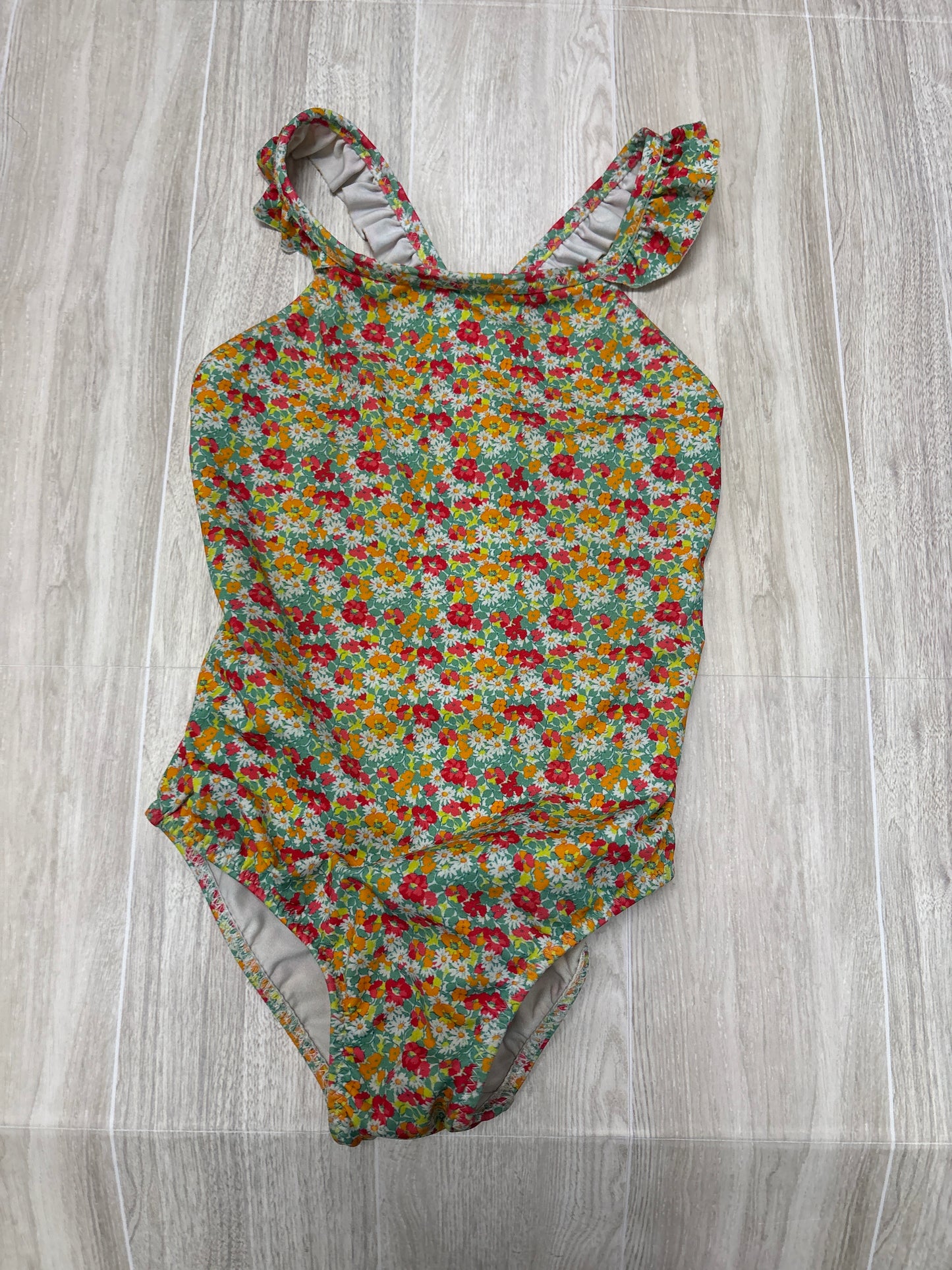 2/3 Zara Mini Multi Floral Swimsuit