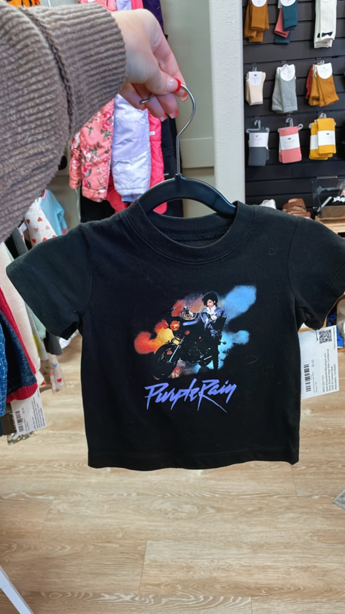 12m prince purple rain graphic tee