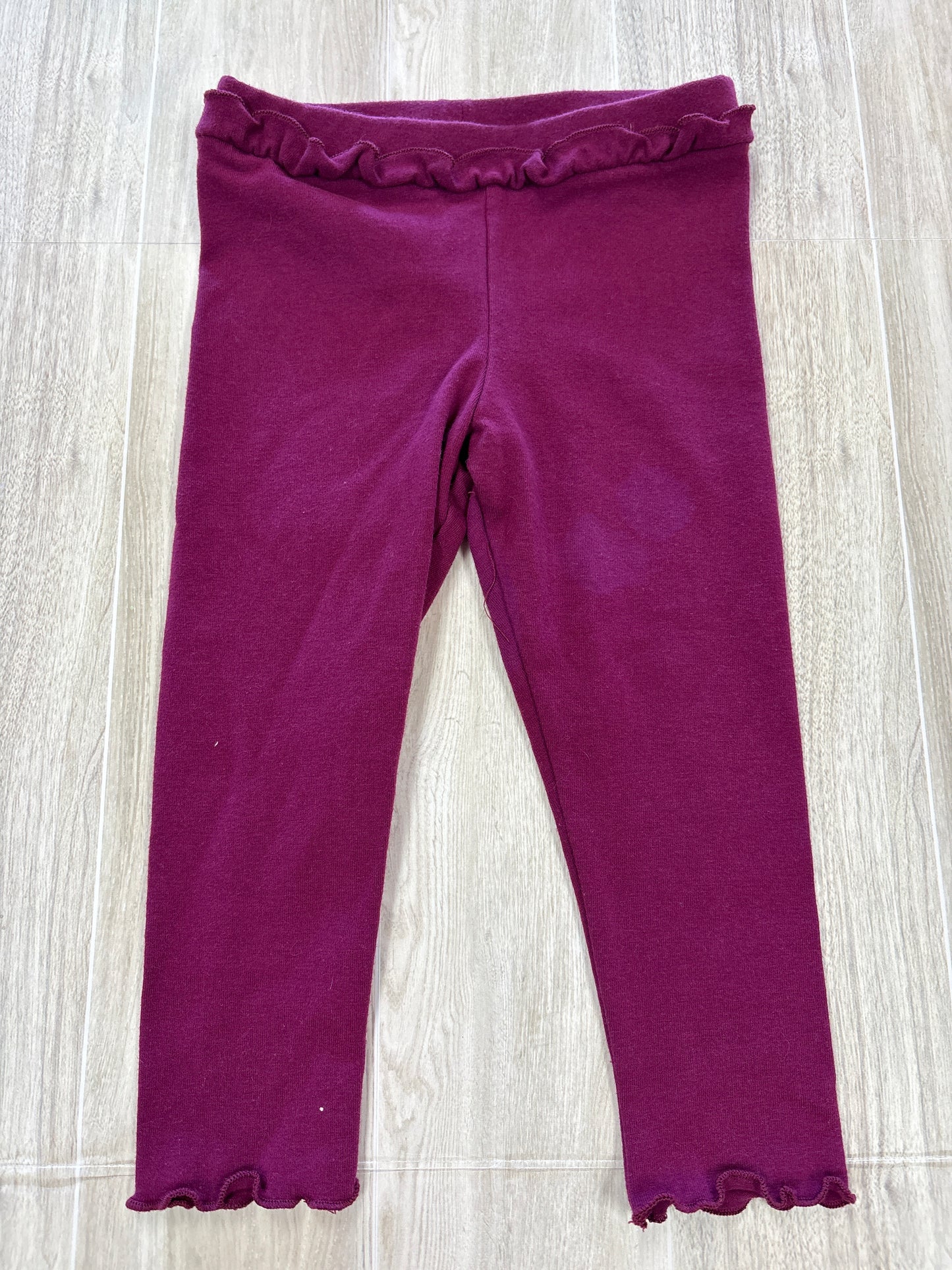 12m Maroon Ruffle Legging
