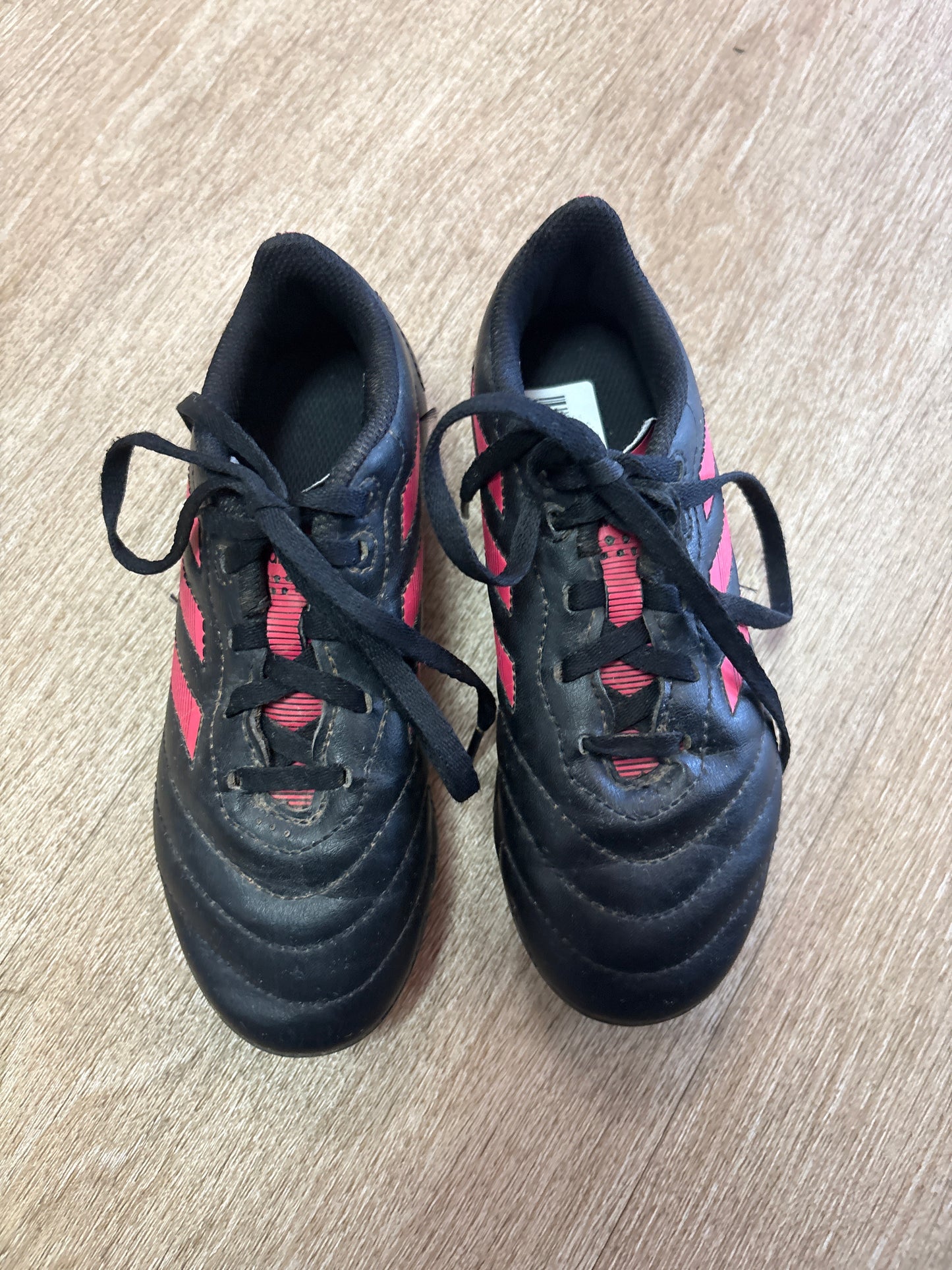 13c Black/Pink Adidas Cleats
