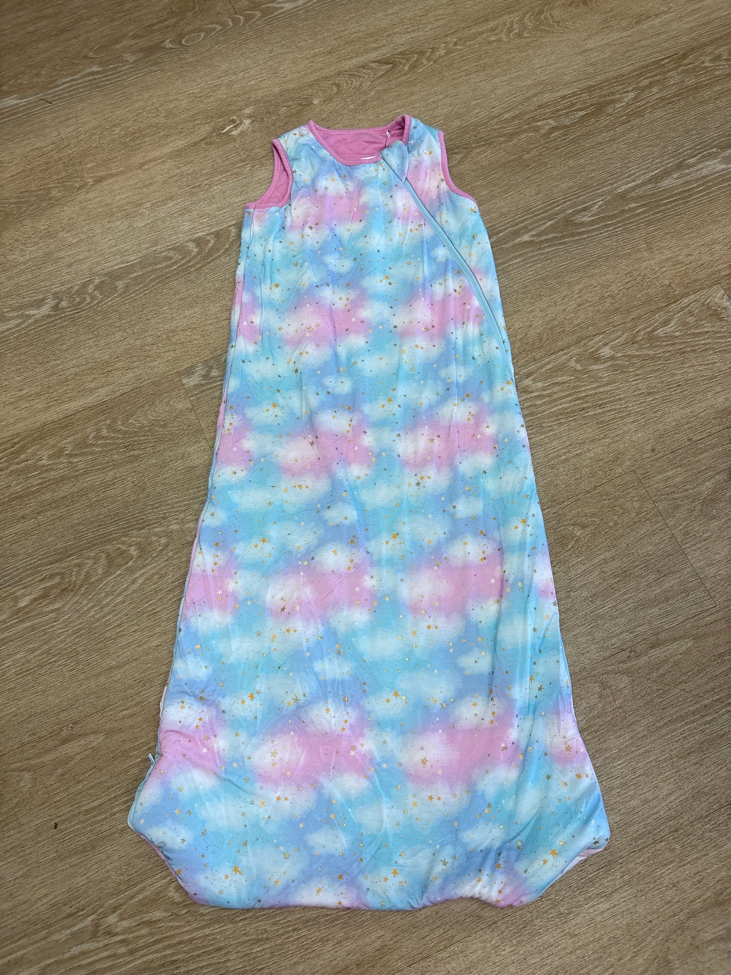 18-36m Little Snuggles Pink/Blue Cloudy Sleepsack