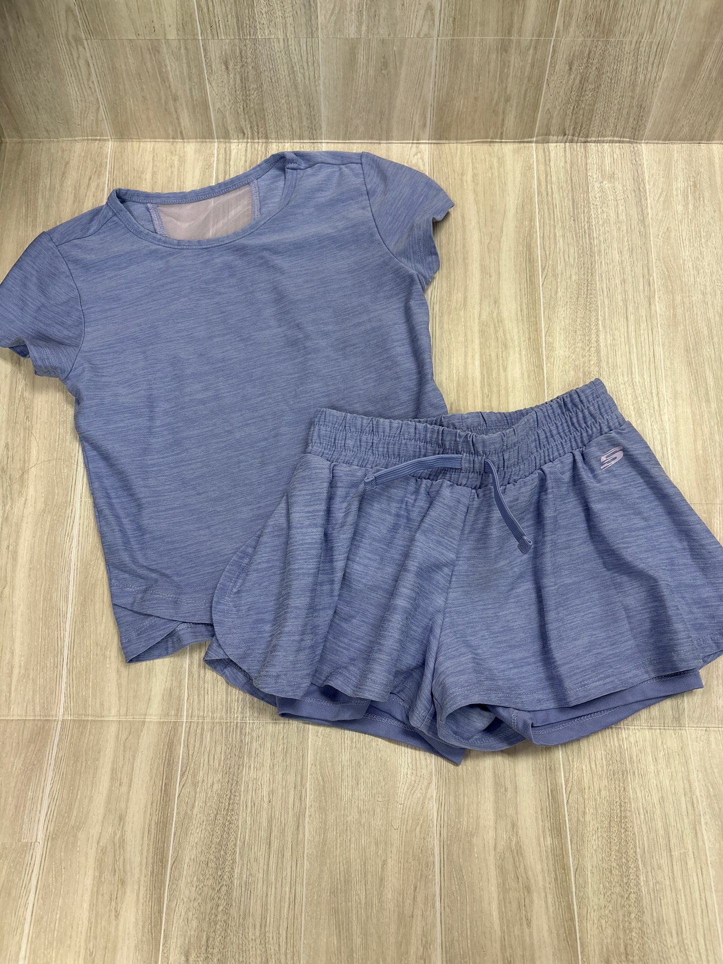 5T Lavender Sketchers Active Tee + Short Set
