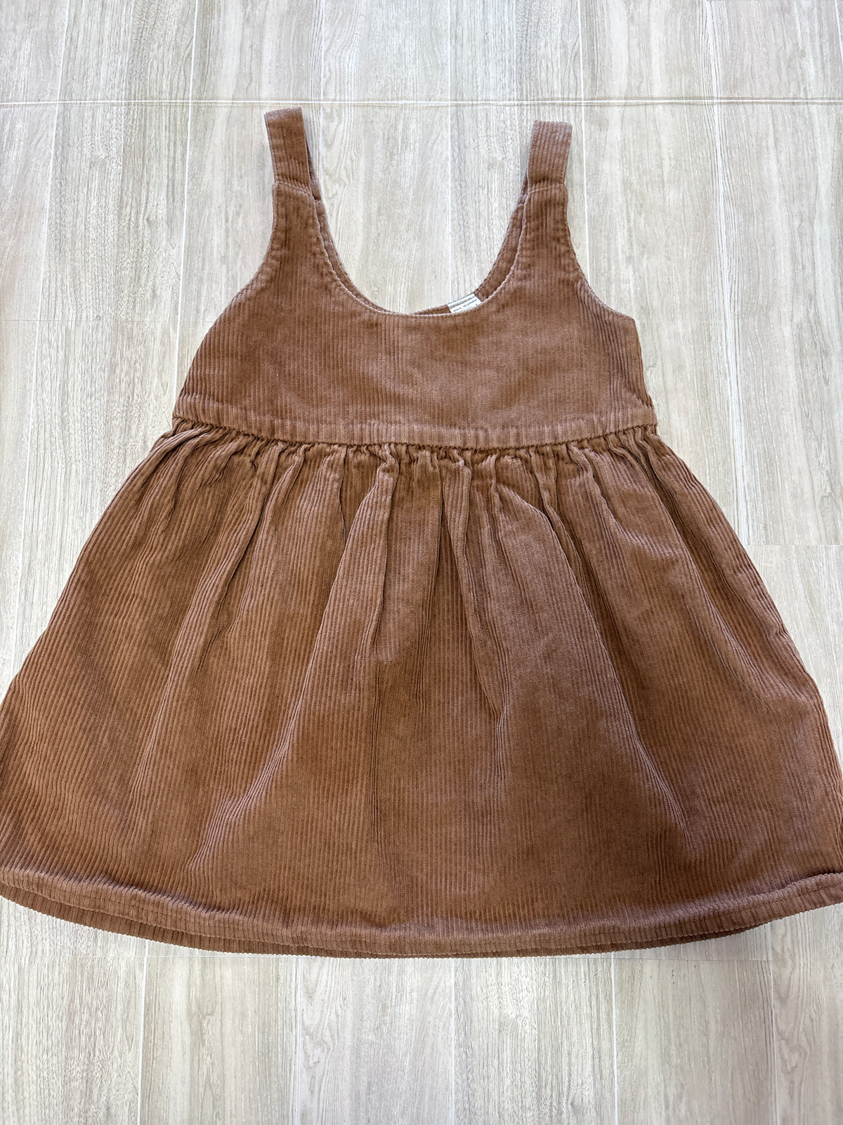 5T Brown Corduroy Tank Dress