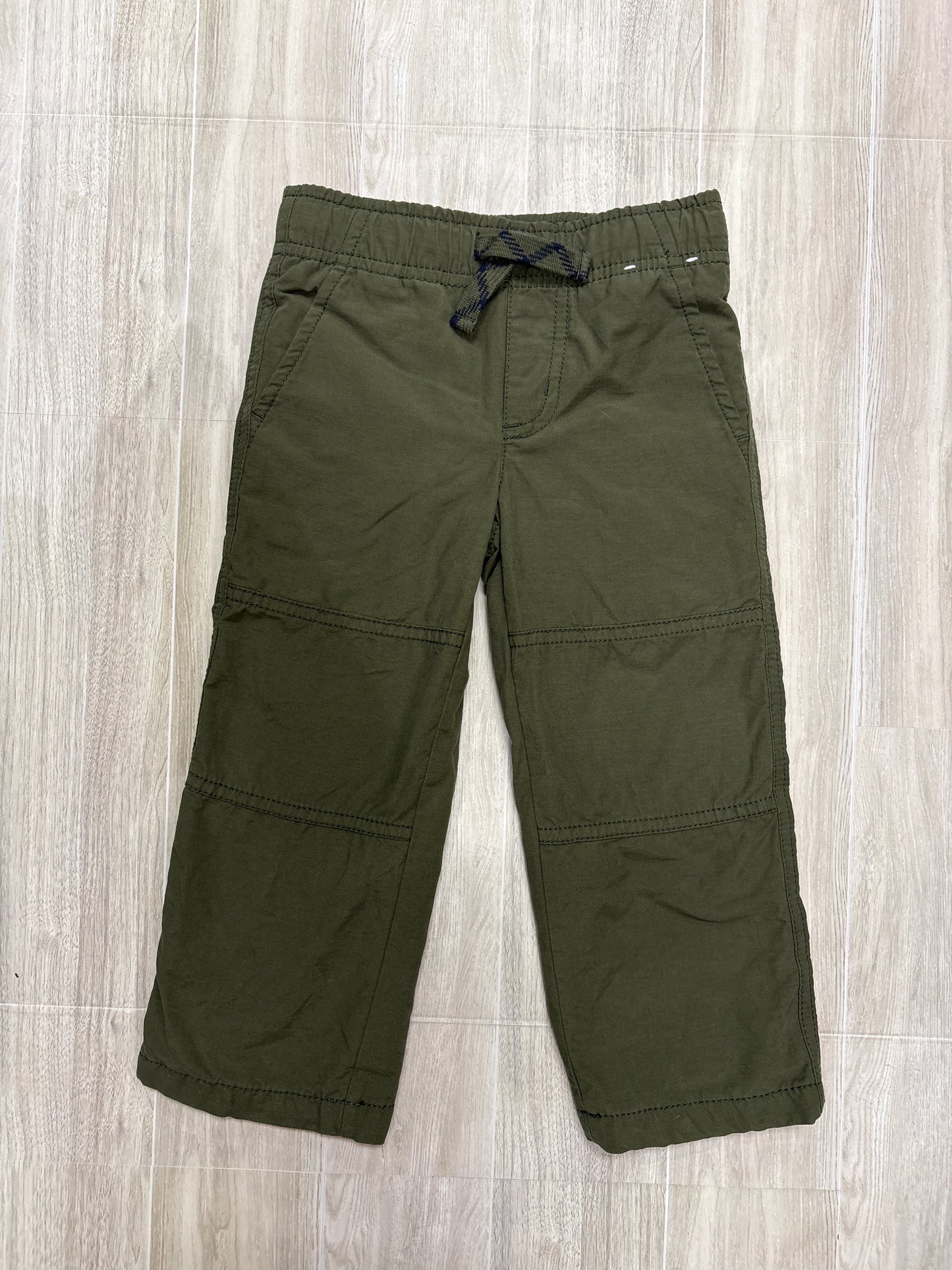 2T Olive Lined Straight Leg Pant
