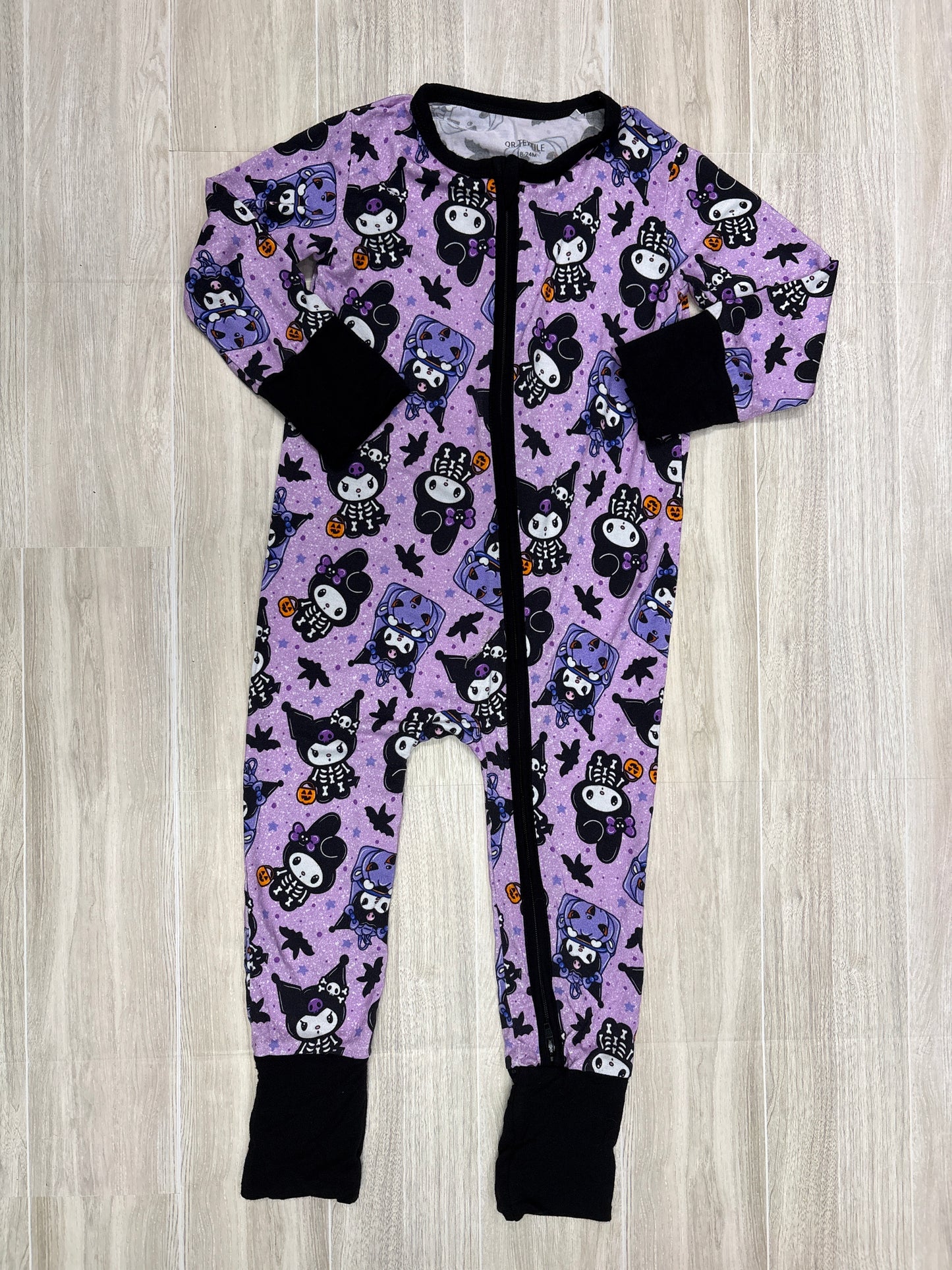 18-24m QR Textile Purple Kuroni Halloween Pajama