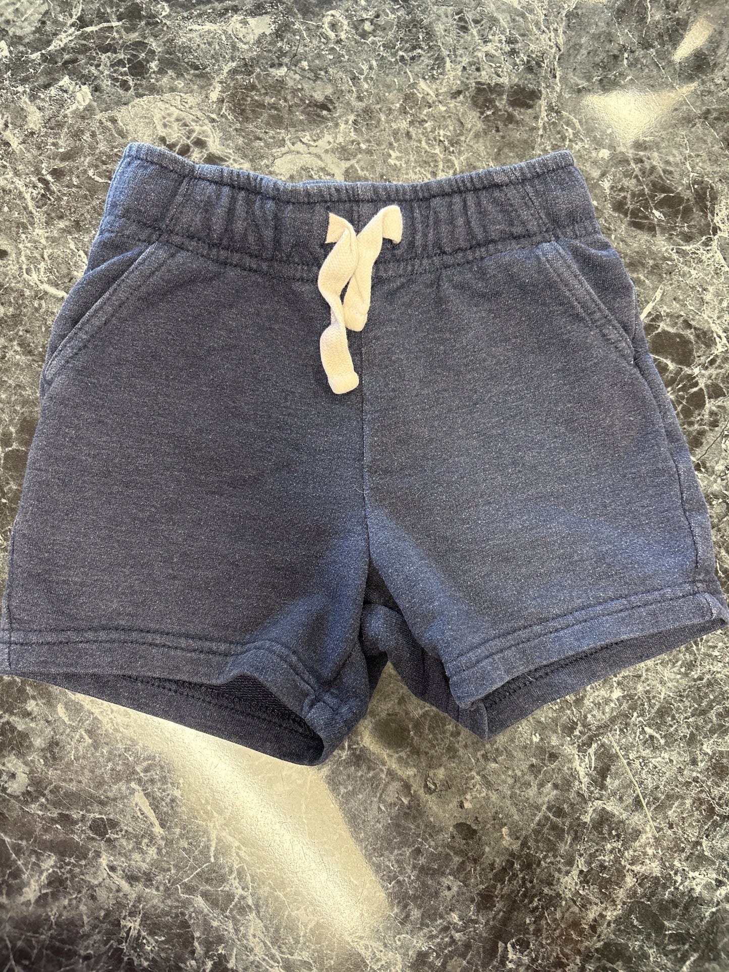 18m Navy Soft Pull On Shorts