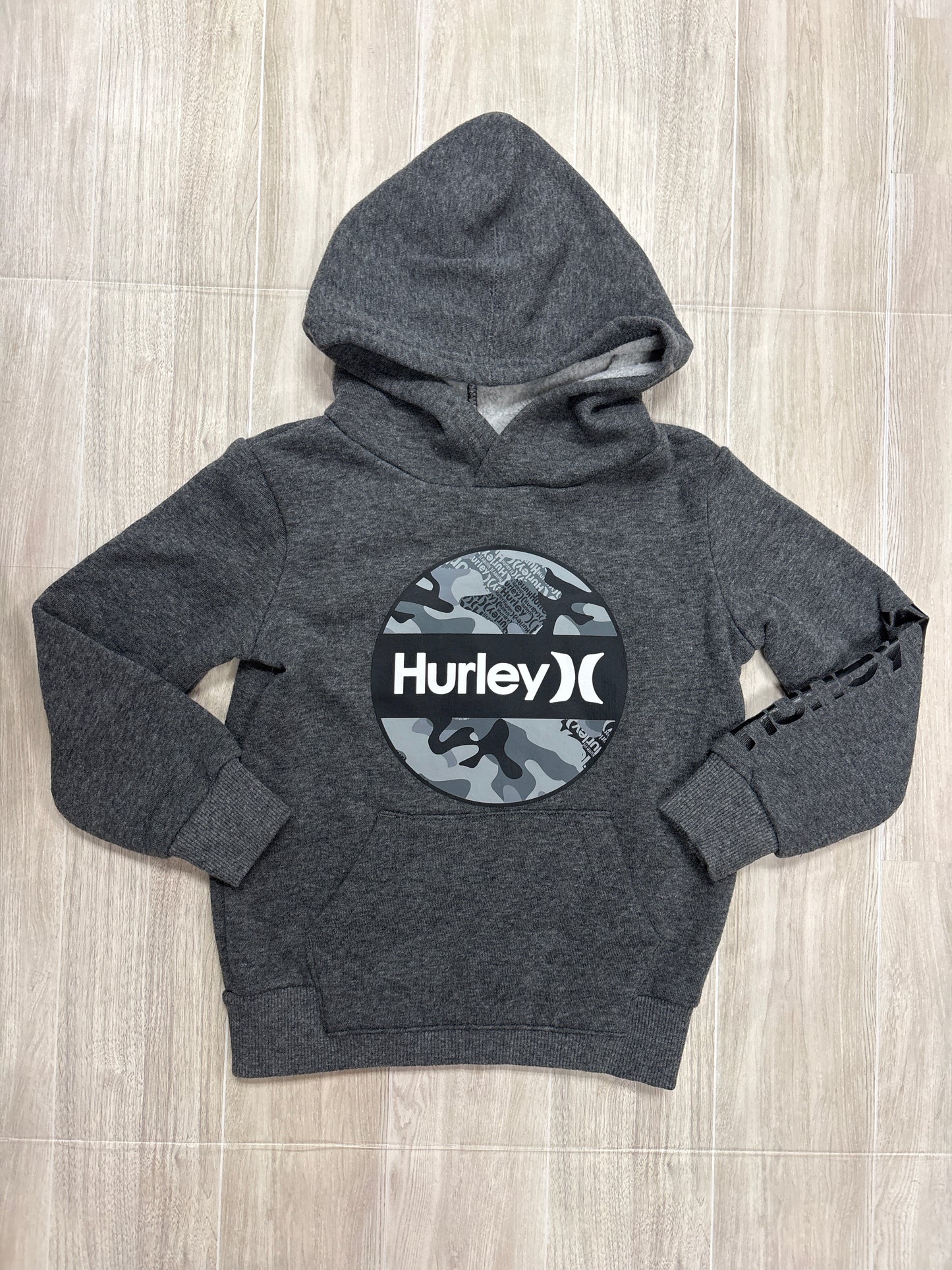 2T Hurley Grey Graphic Hoodie