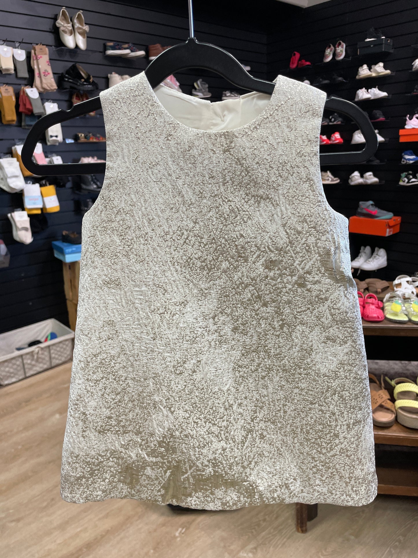 2T Gold Flake Tank Dress
