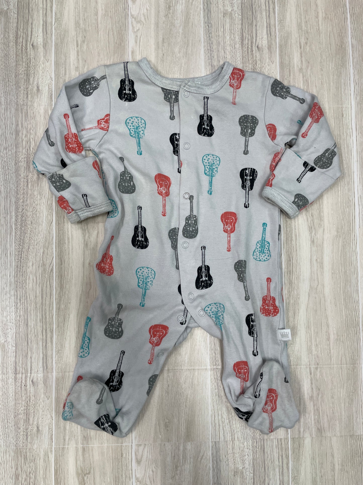 3m Rosie Pope Guitar Button Pajama